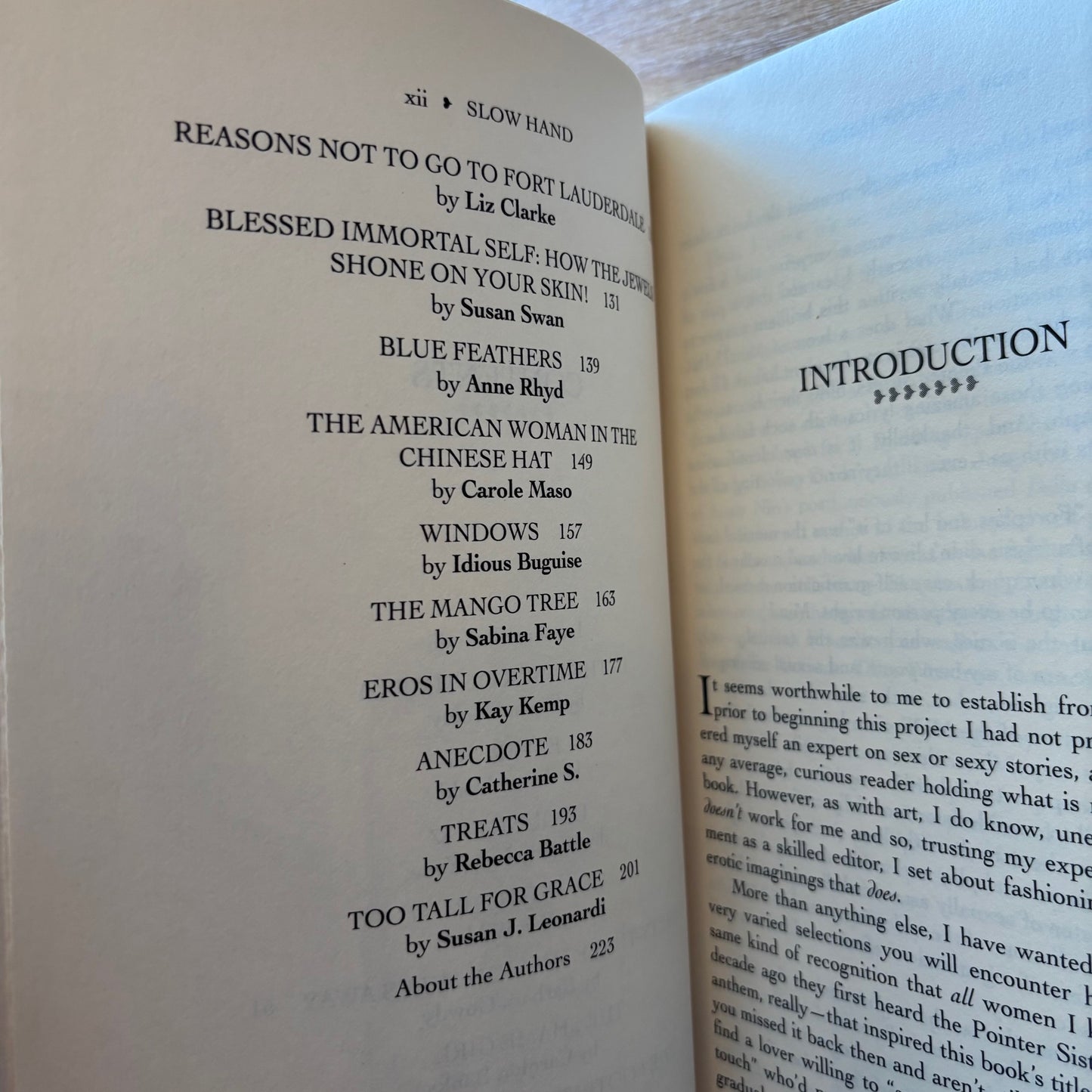 Michele Slung, ed. - Slow Hand: Women Writing Erotica - First Edition