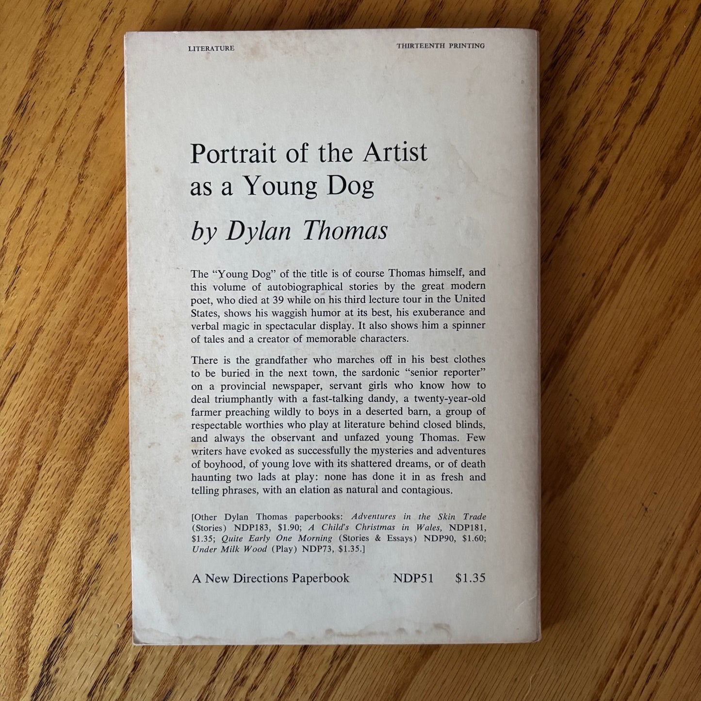 Dylan Thomas - Portrait of the Artist as a Young Dog