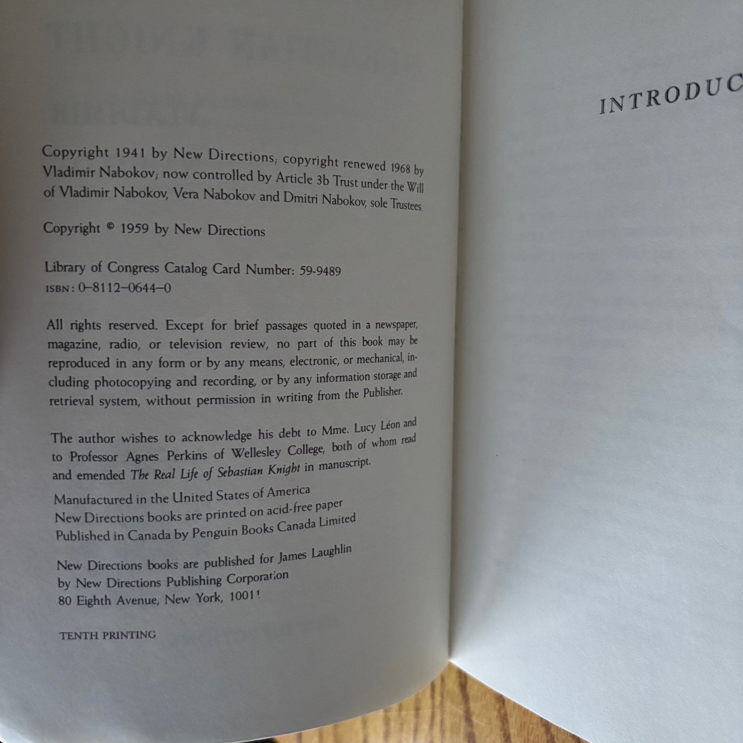 Vladimir Nabokov - The Real Life of Sebastian Knight