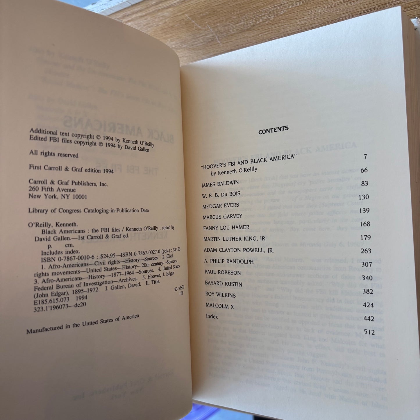 Kenneth O'Reilly - Black Americans: The FBI Files