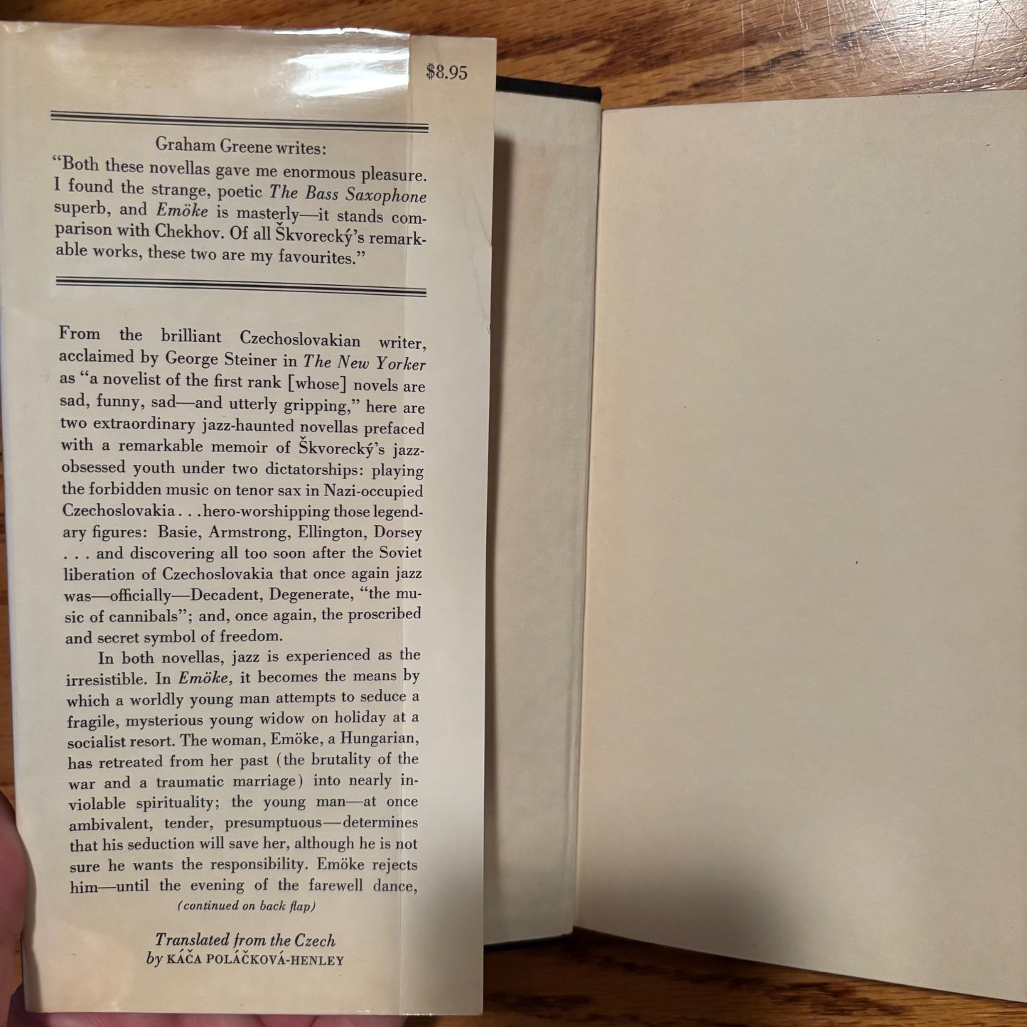 Josef Skvorecky - The Bass Saxophone: Two Novellas - First Edition