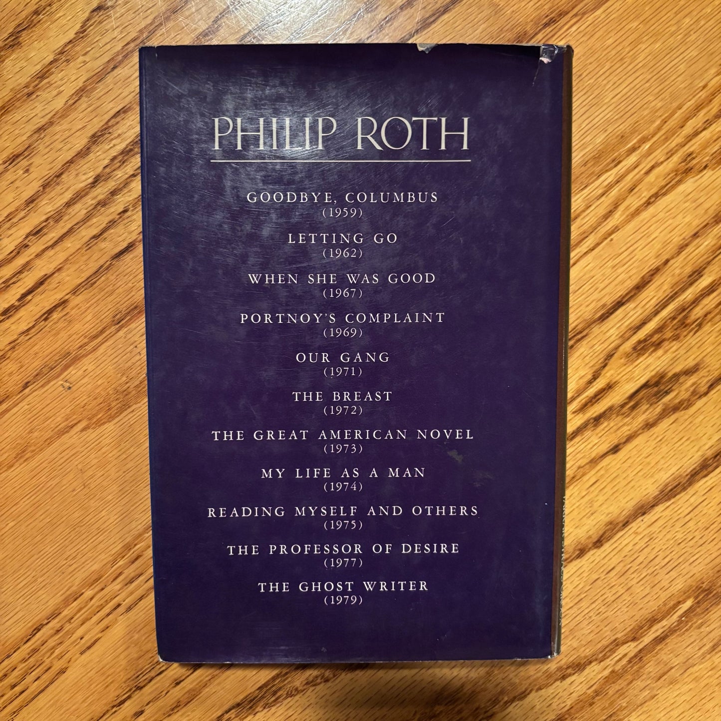 Philip Roth - The Ghost Writer - First Edition Third Printing
