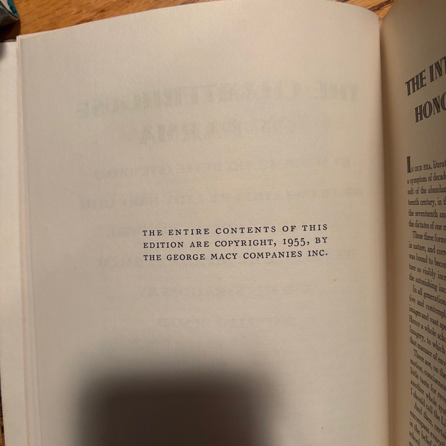 Stendhal - The Charterhouse of Parma - Signed Limited Edition