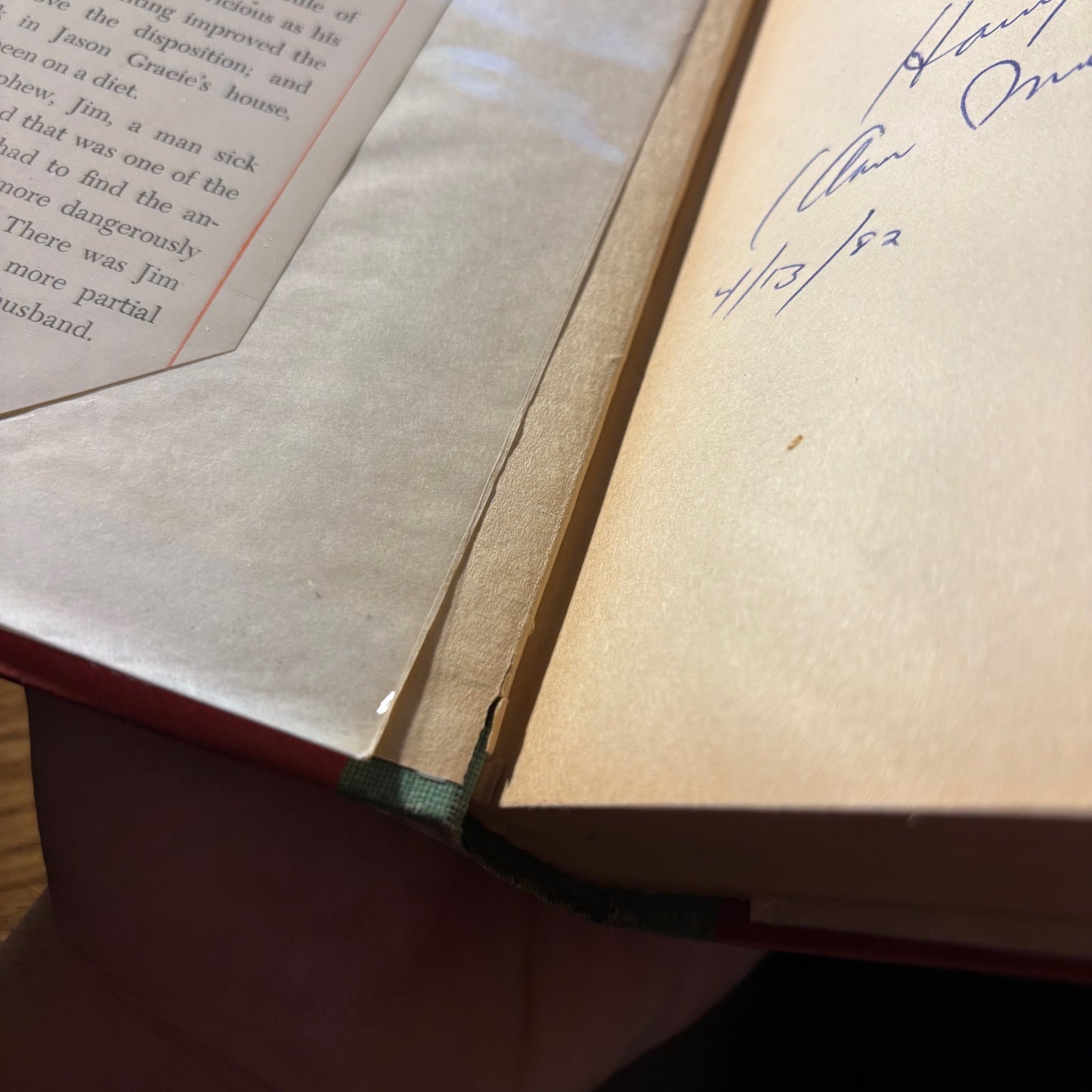 Hampton Stone - The Man Who Had Too Much to Lose - Signed First Edition