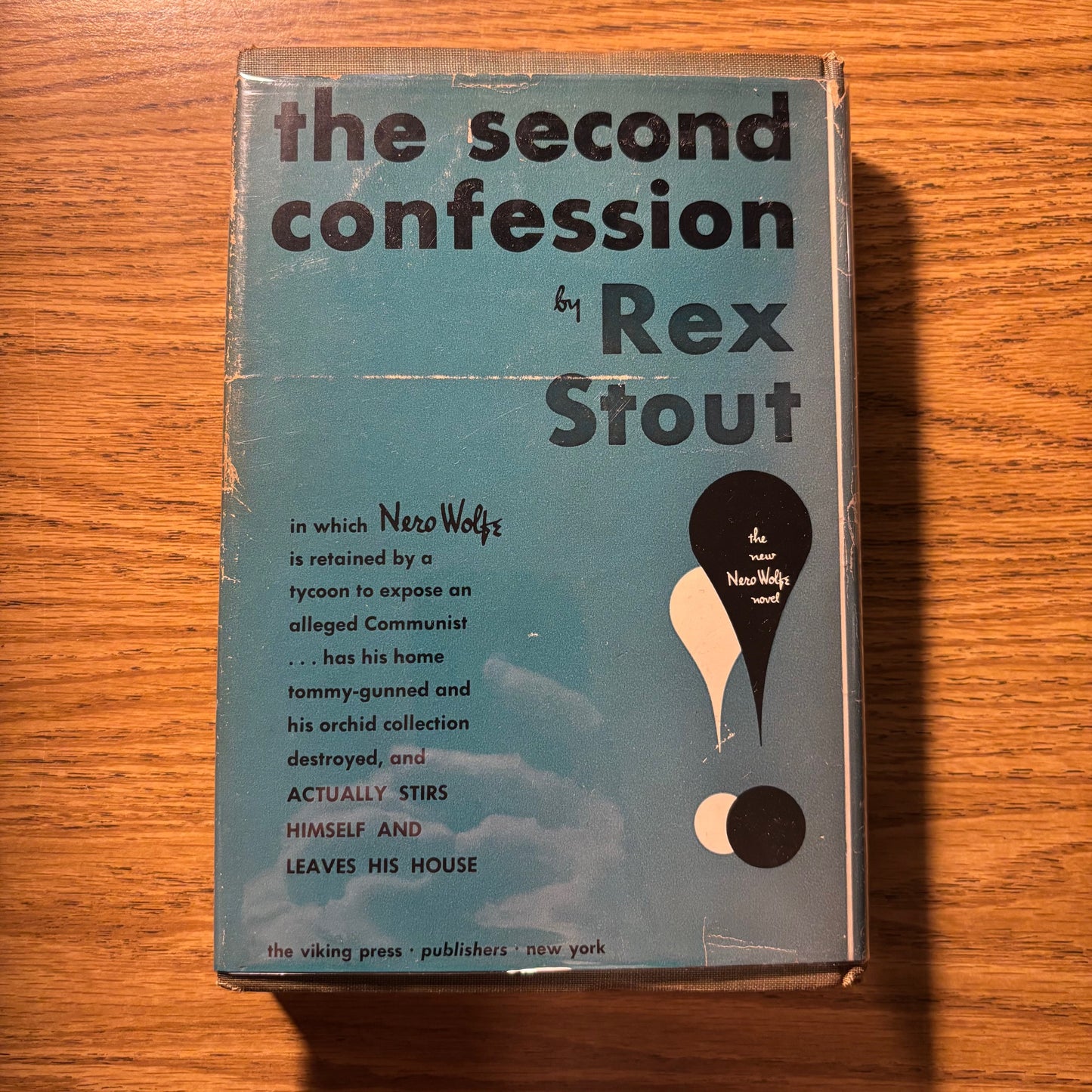 Rex Stout - The Second Confession - First Edition