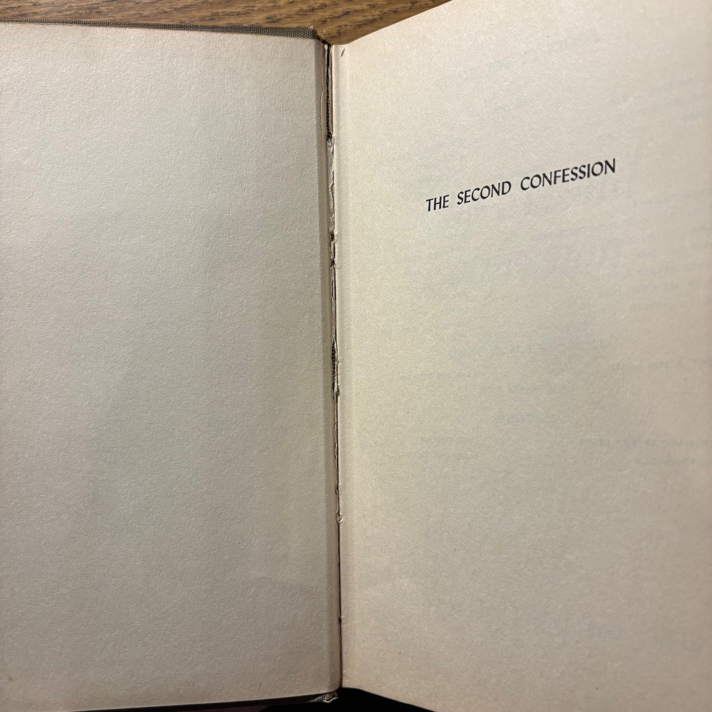 Rex Stout - The Second Confession - First Edition