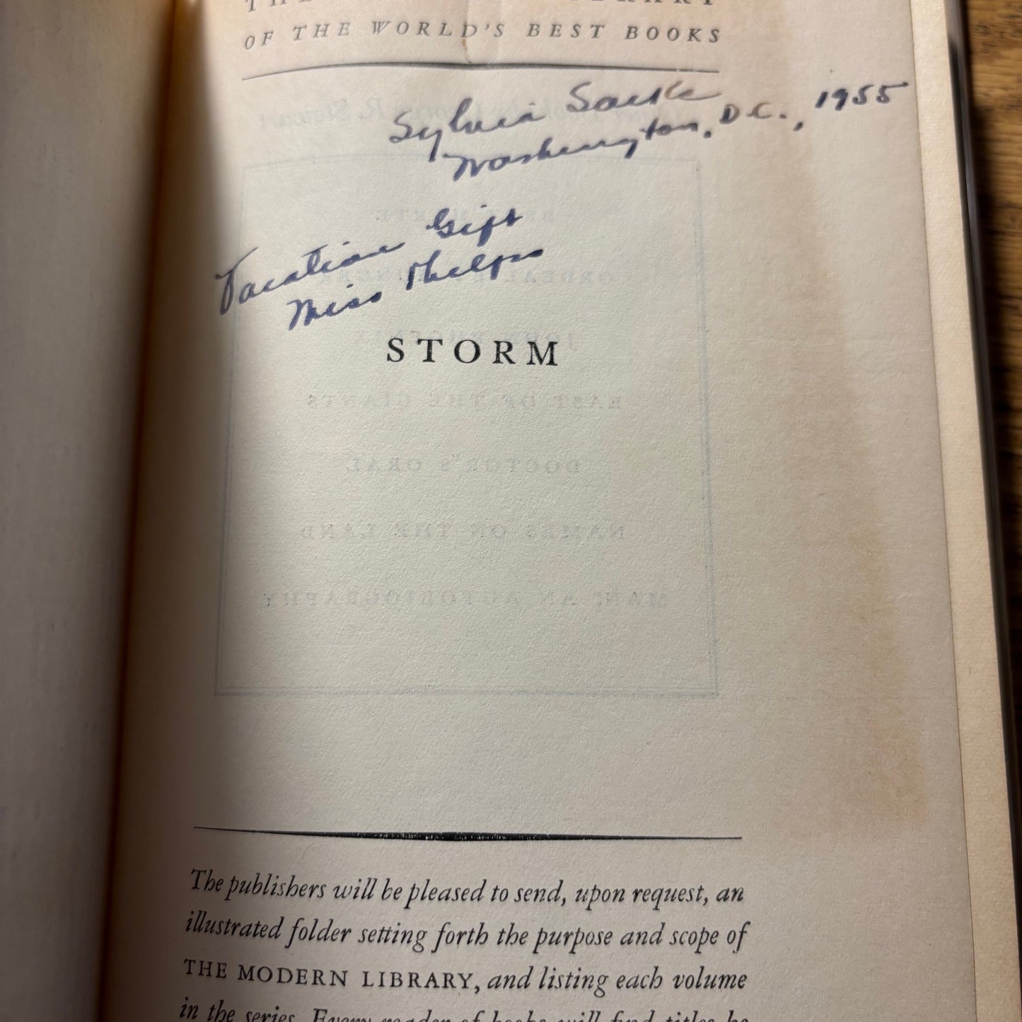 George R. Stewart - Storm - Modern Library