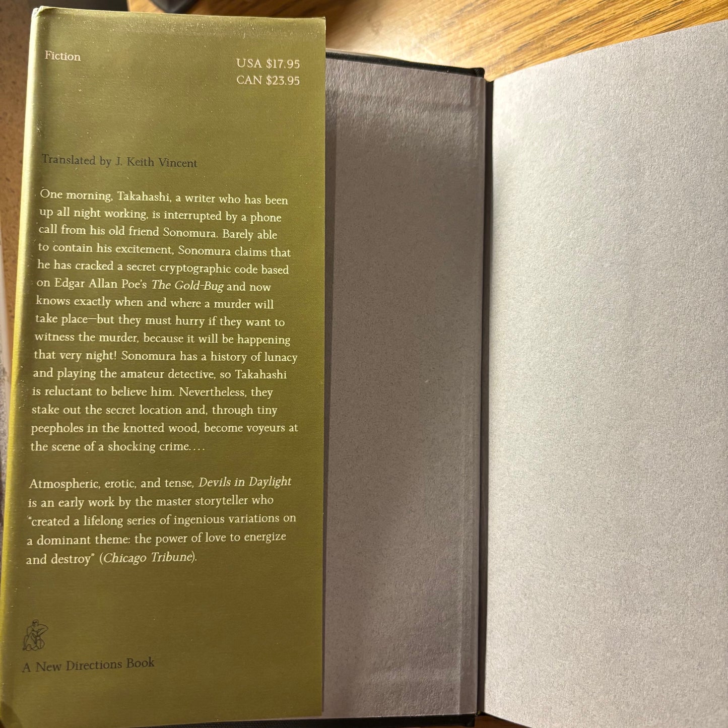 Junichiro Tanizaki - Devils in Daylight - First Edition