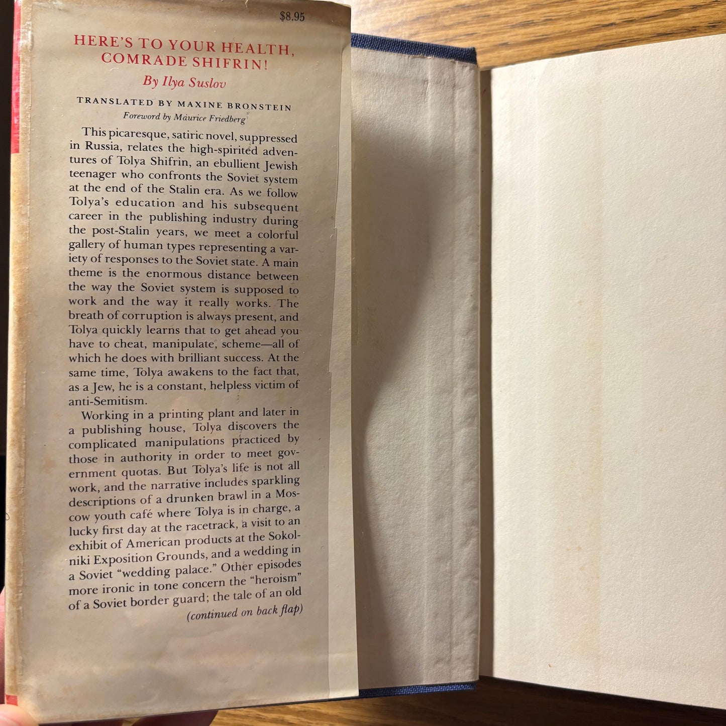 Ilya Suslov - Here's to Your Health, Comrade Shifrin! - First Edition