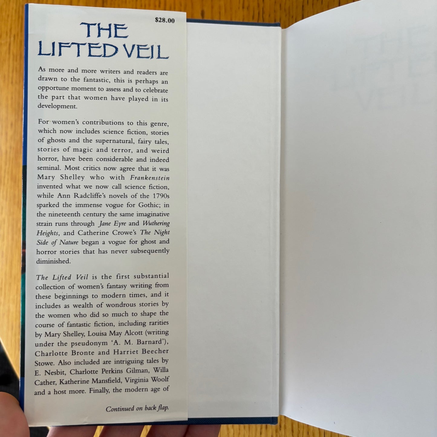 A. Susan Williams, ed. - The Lifted Veil: The Book of Fantastic Literature by Women