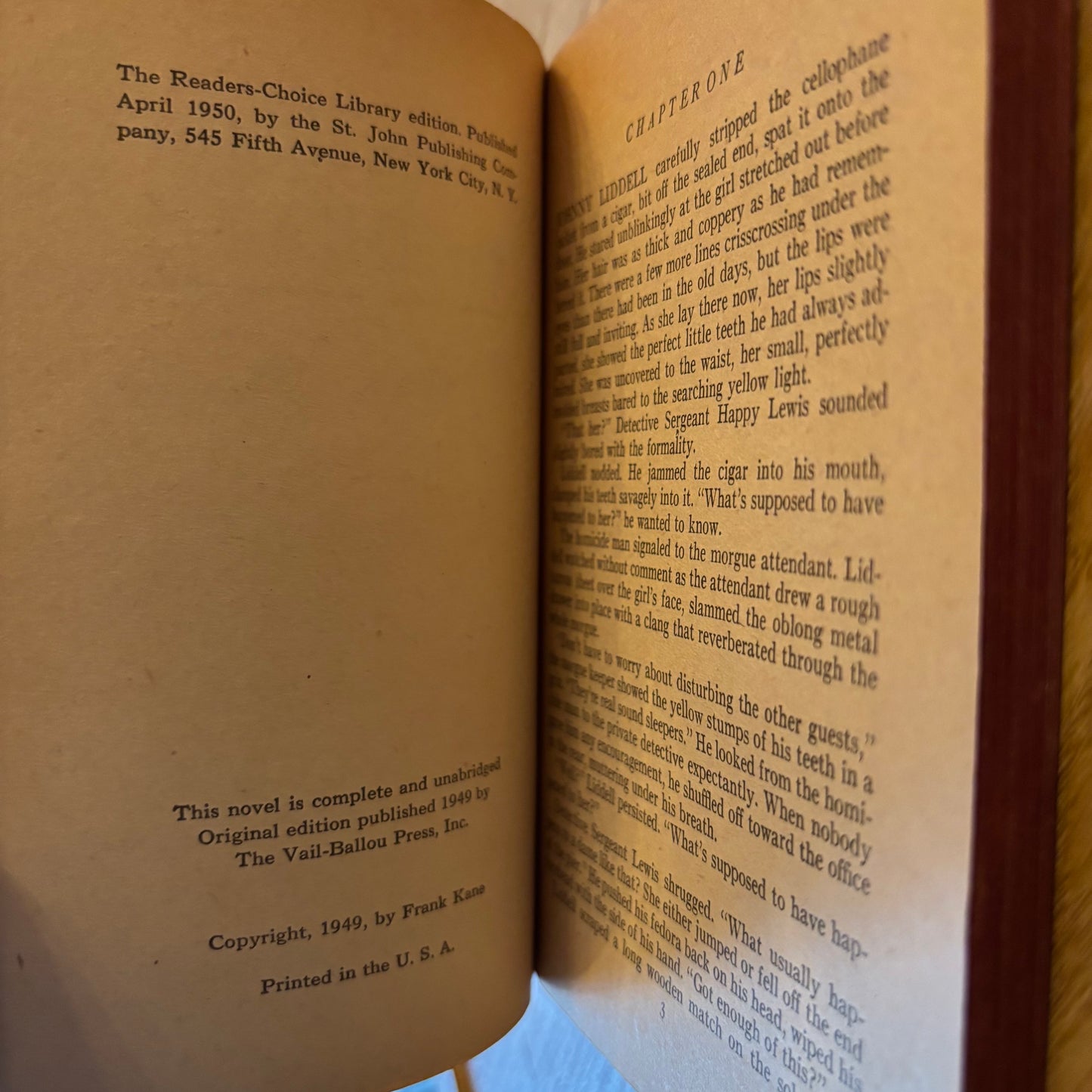 Frank Kane - Green Light for Death - First Edition