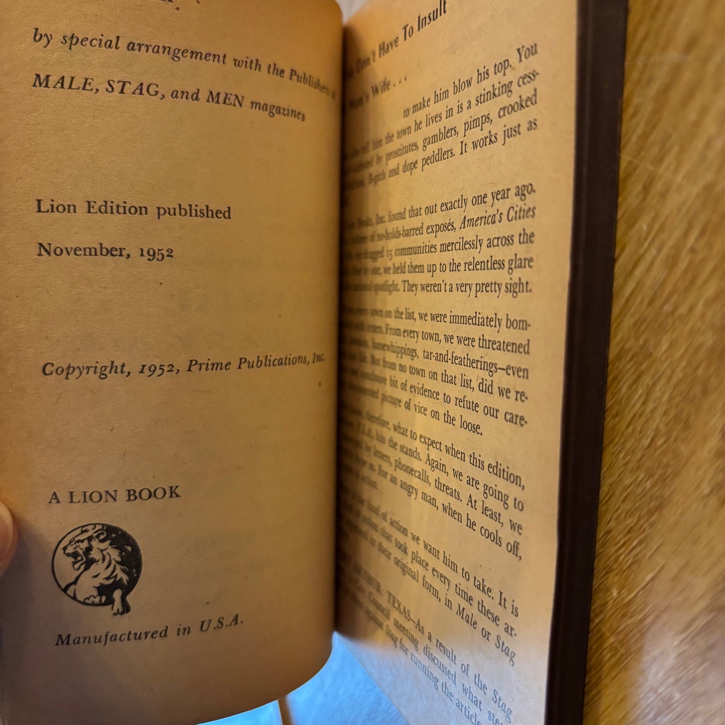 Noah Sarlat, ed. - Sintown U.S.A. - First Edition