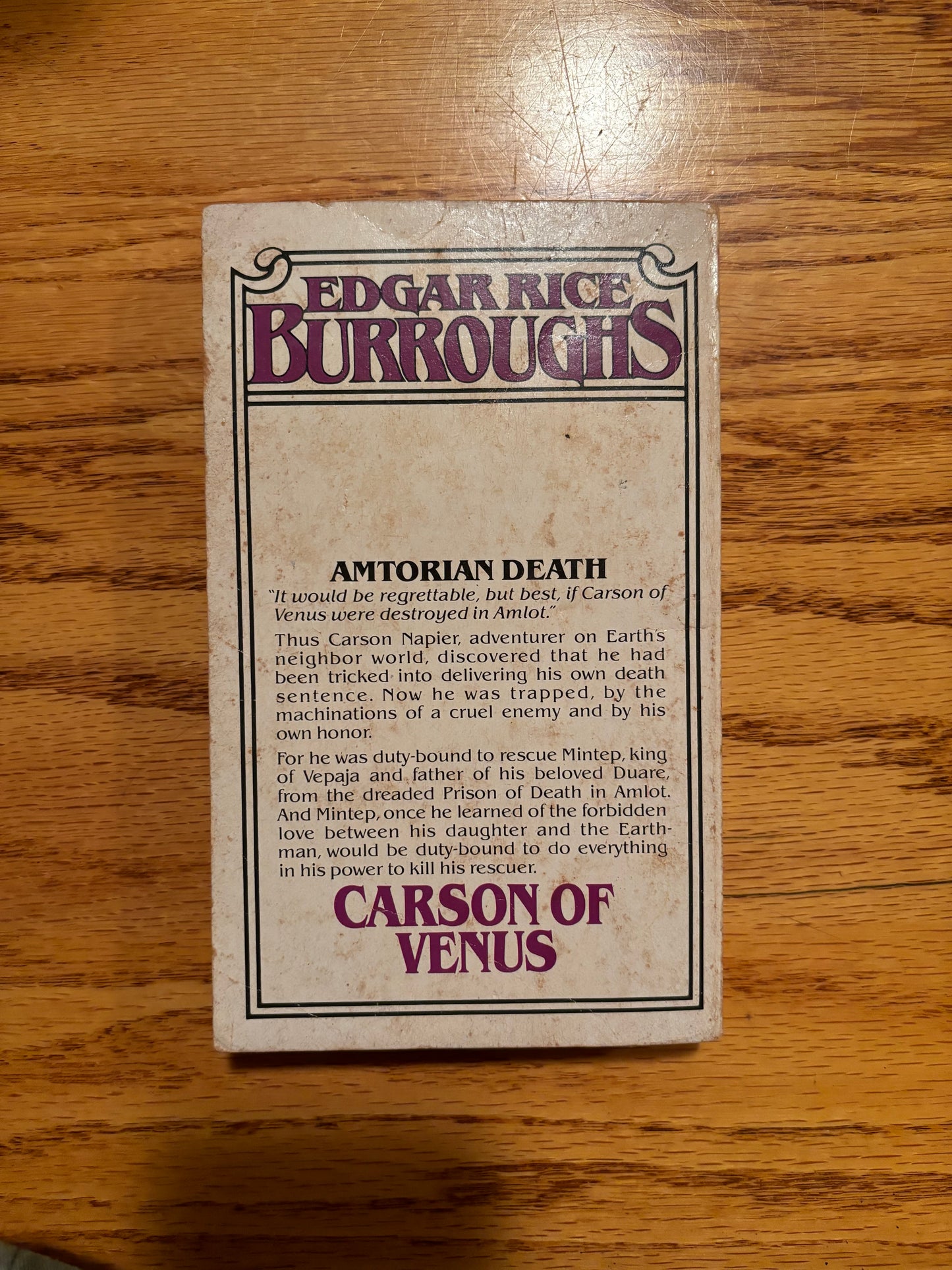 Edgar Rice Burroughs - Carson of Venus