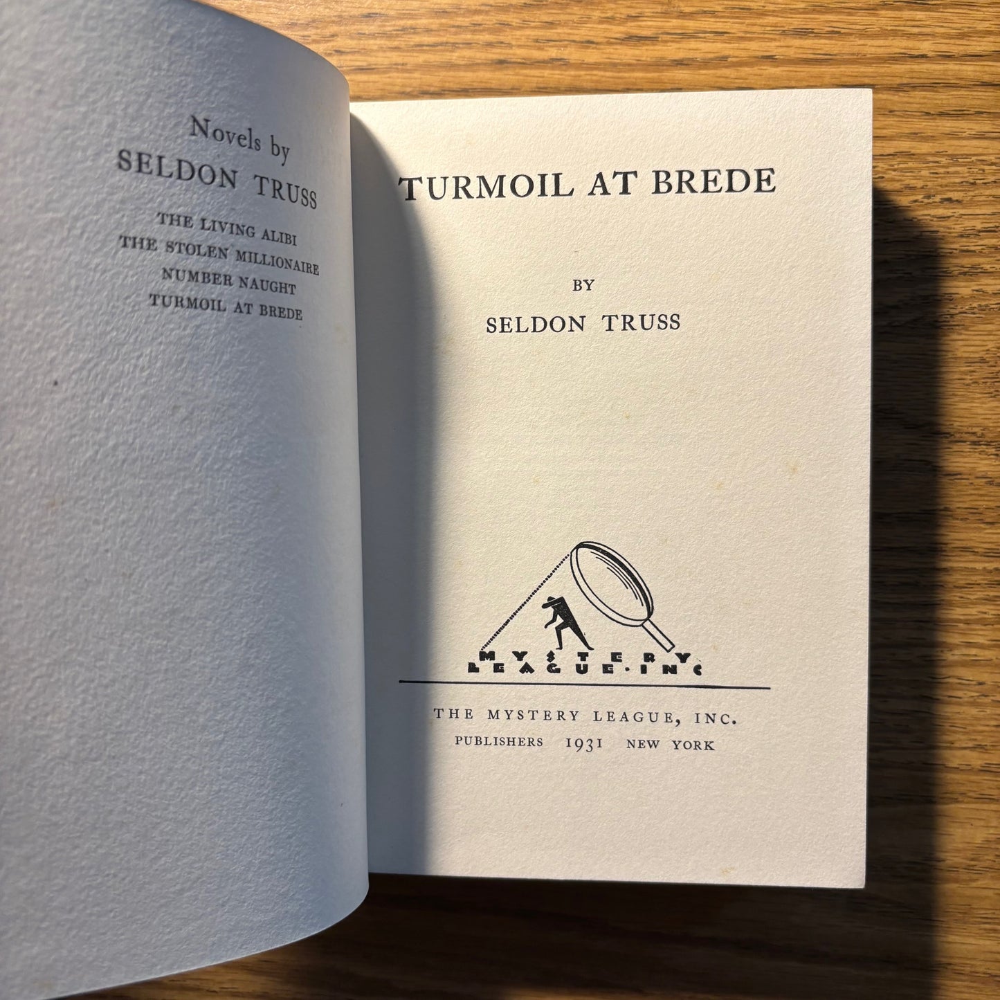 Seldon Truss - Turmoil at Brede - First Edition