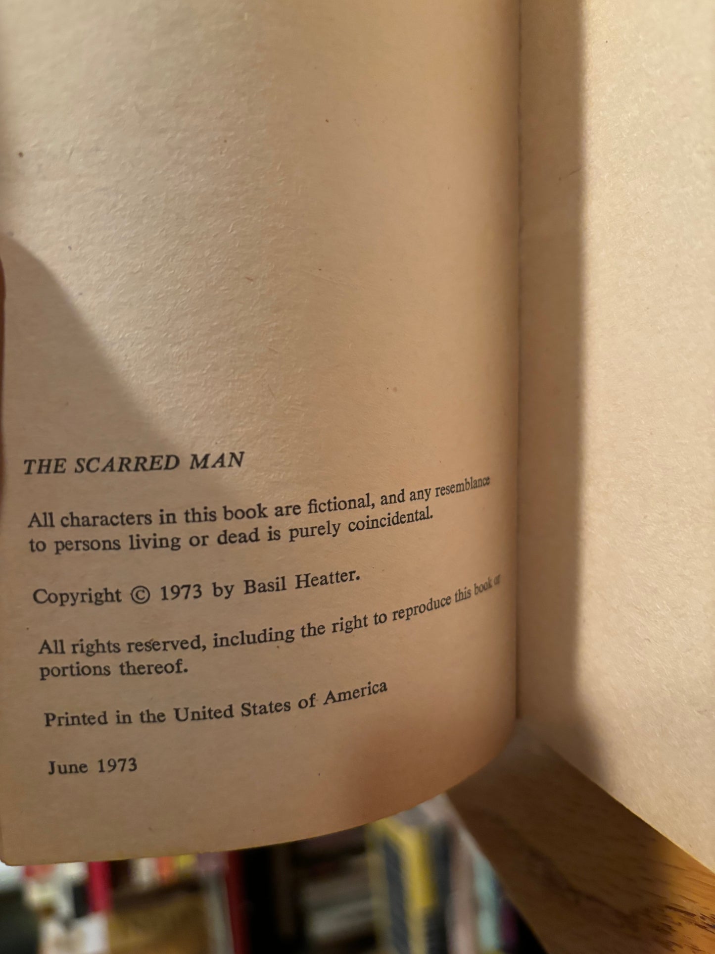 Basil Heatter - The Scarred Man