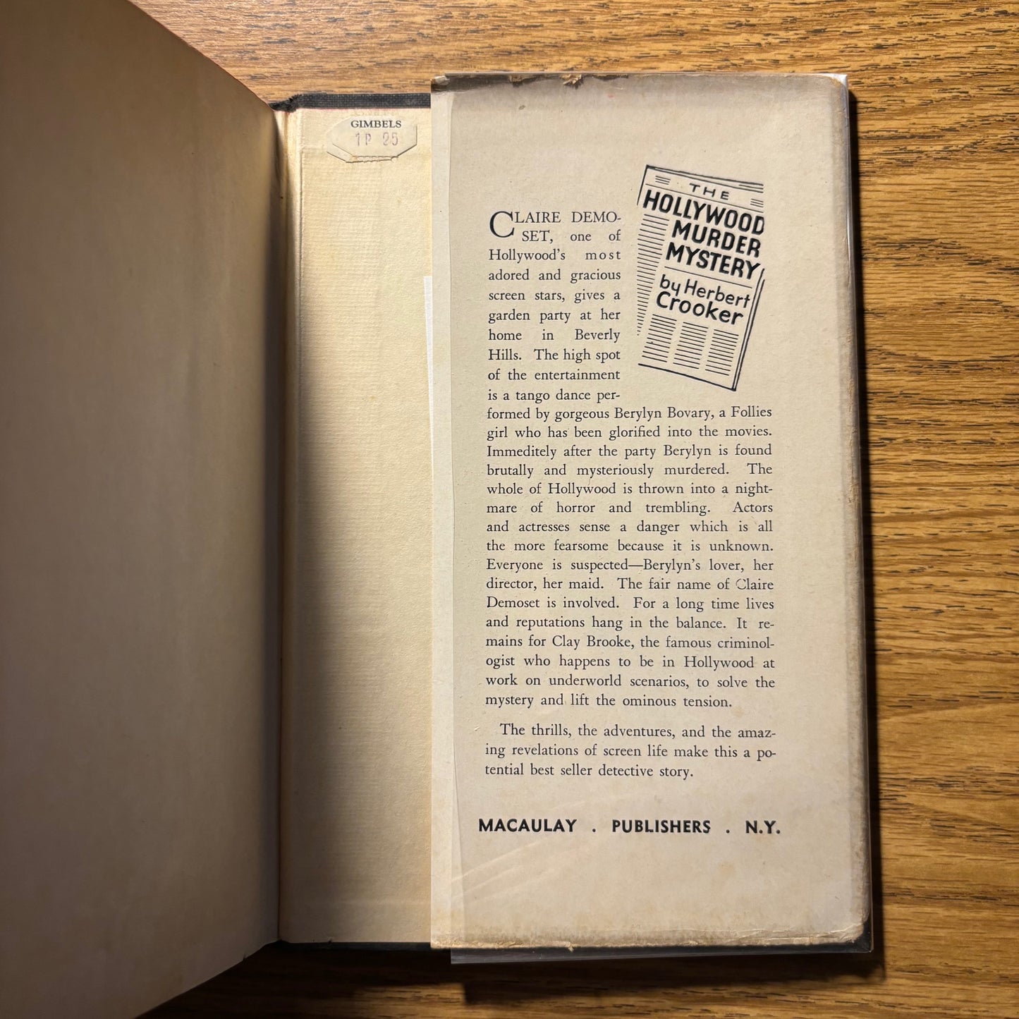 Clement Wood - The Tabloid Murders - First Edition
