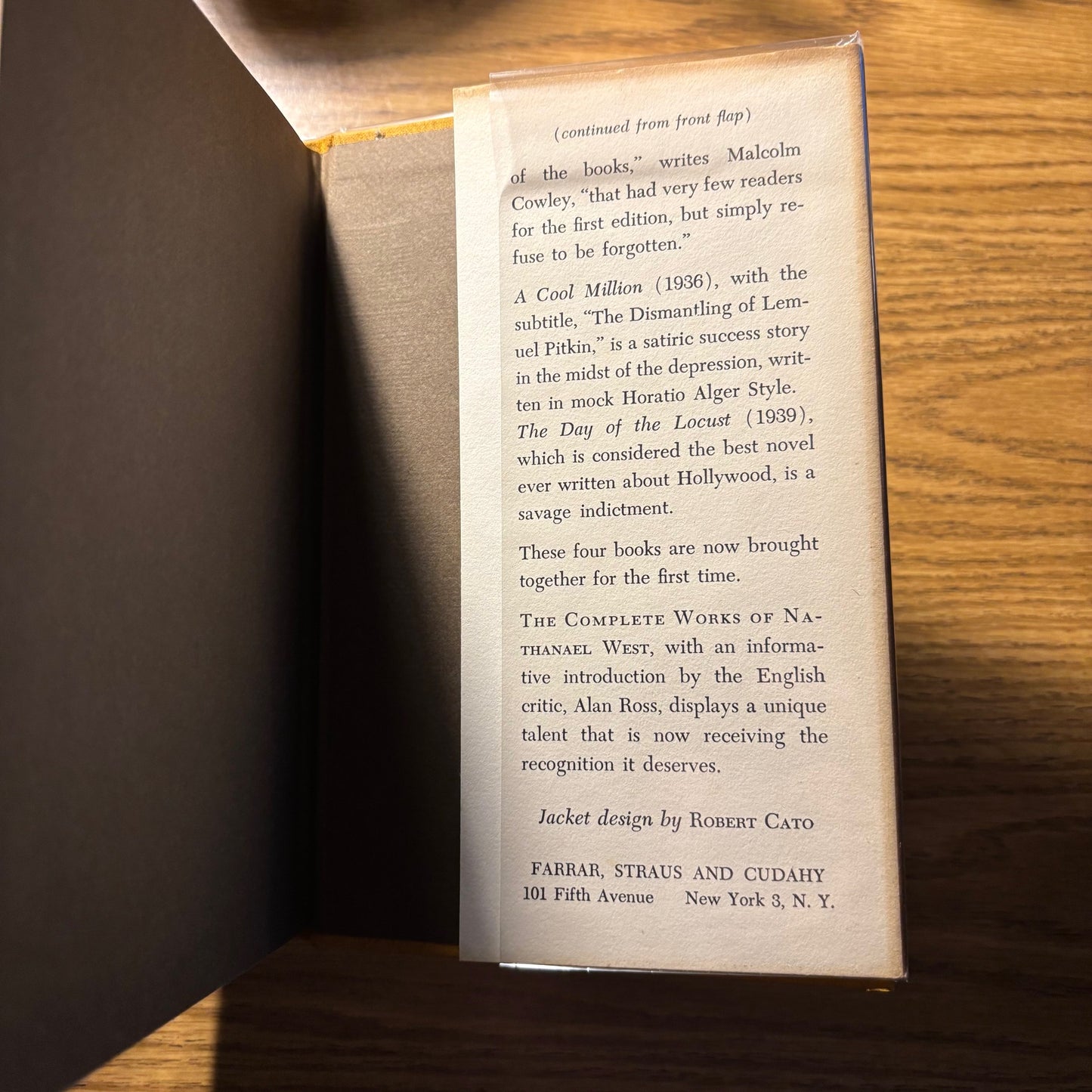 Nathanael West - The Complete Works - First Edition Third Printing