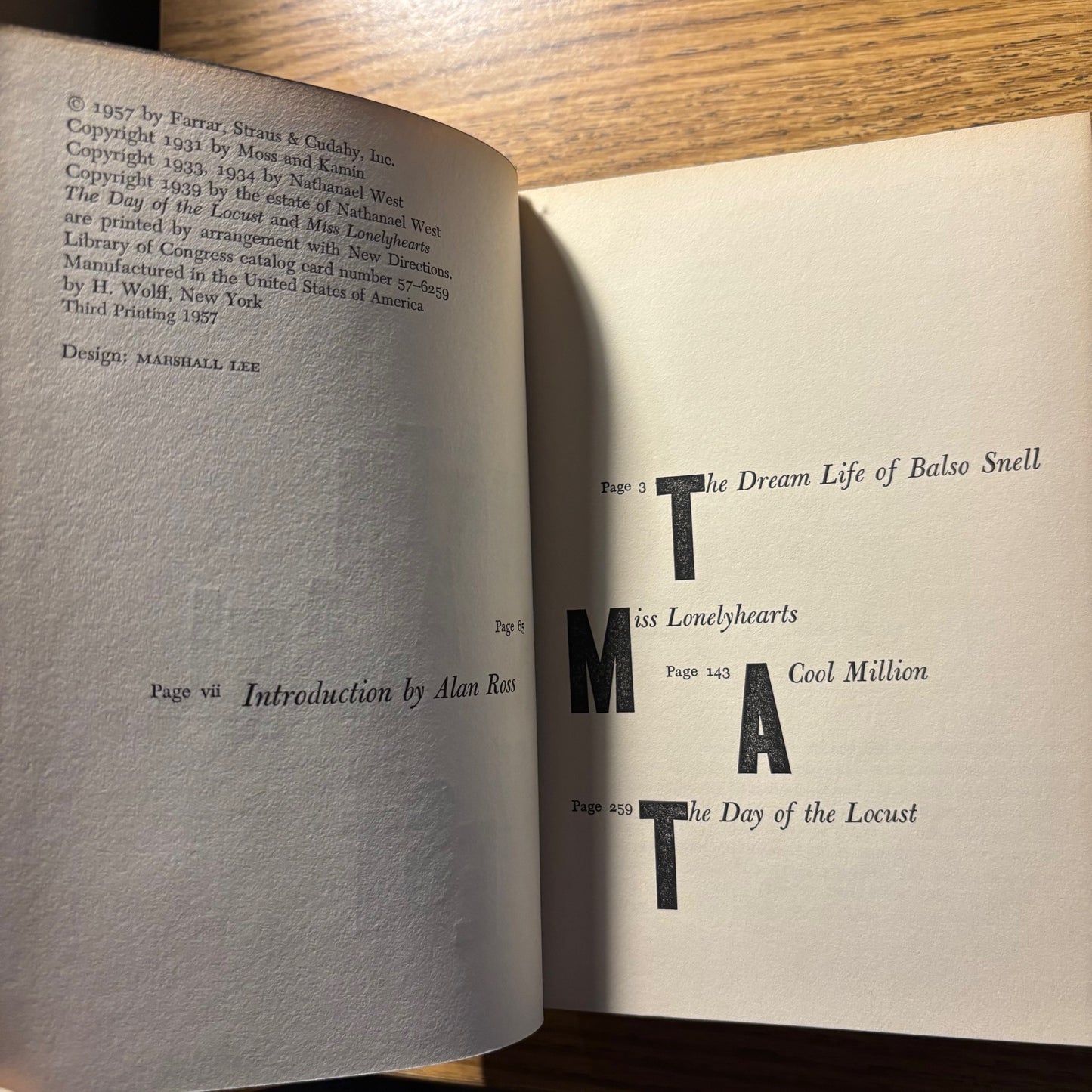 Nathanael West - The Complete Works - First Edition Third Printing