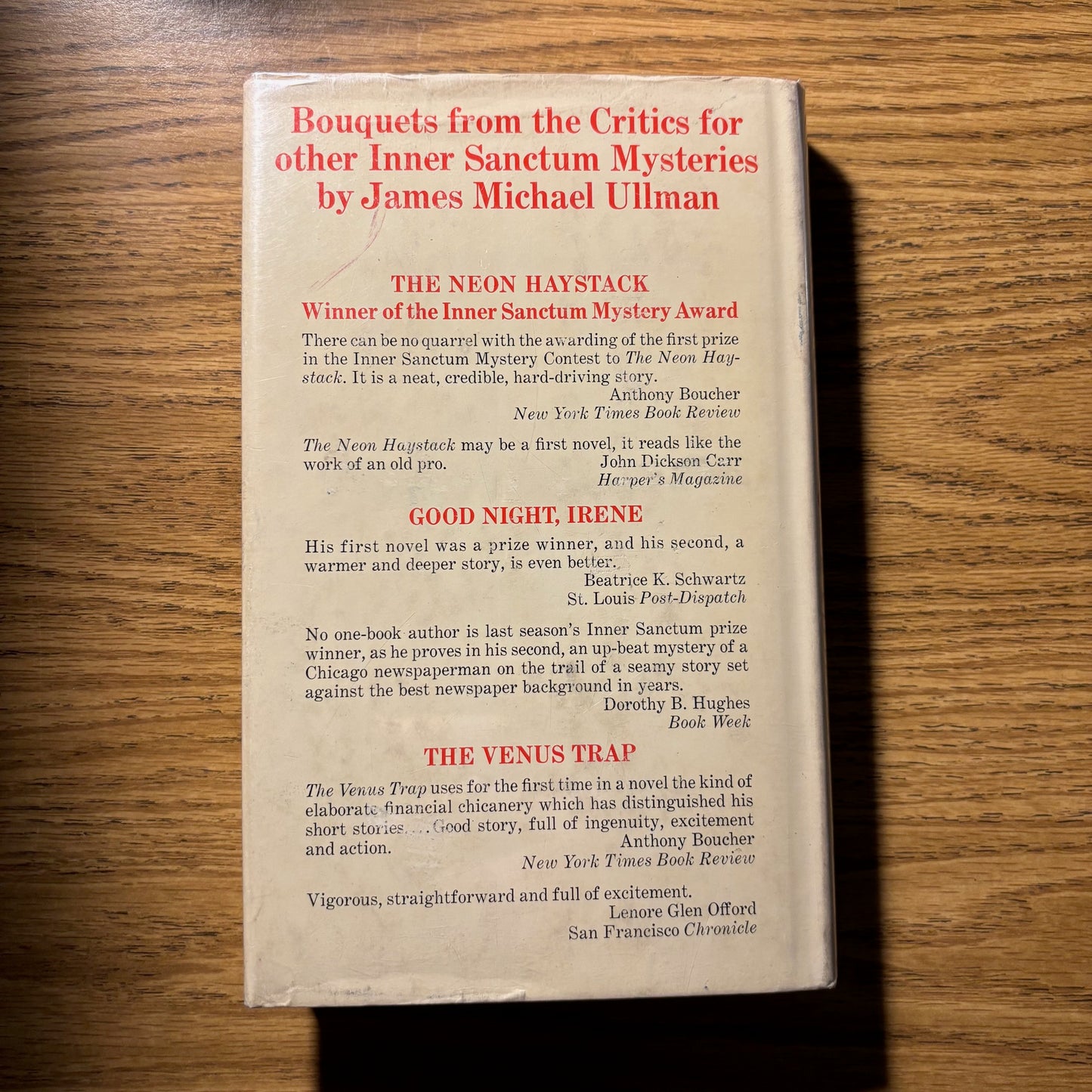 James Michael Ullman - Lady on Fire - First Edition