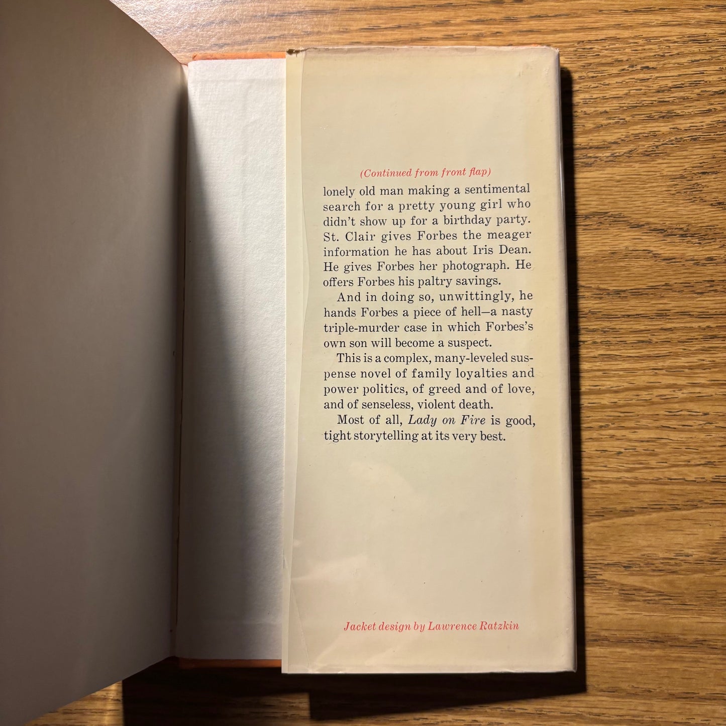 James Michael Ullman - Lady on Fire - First Edition