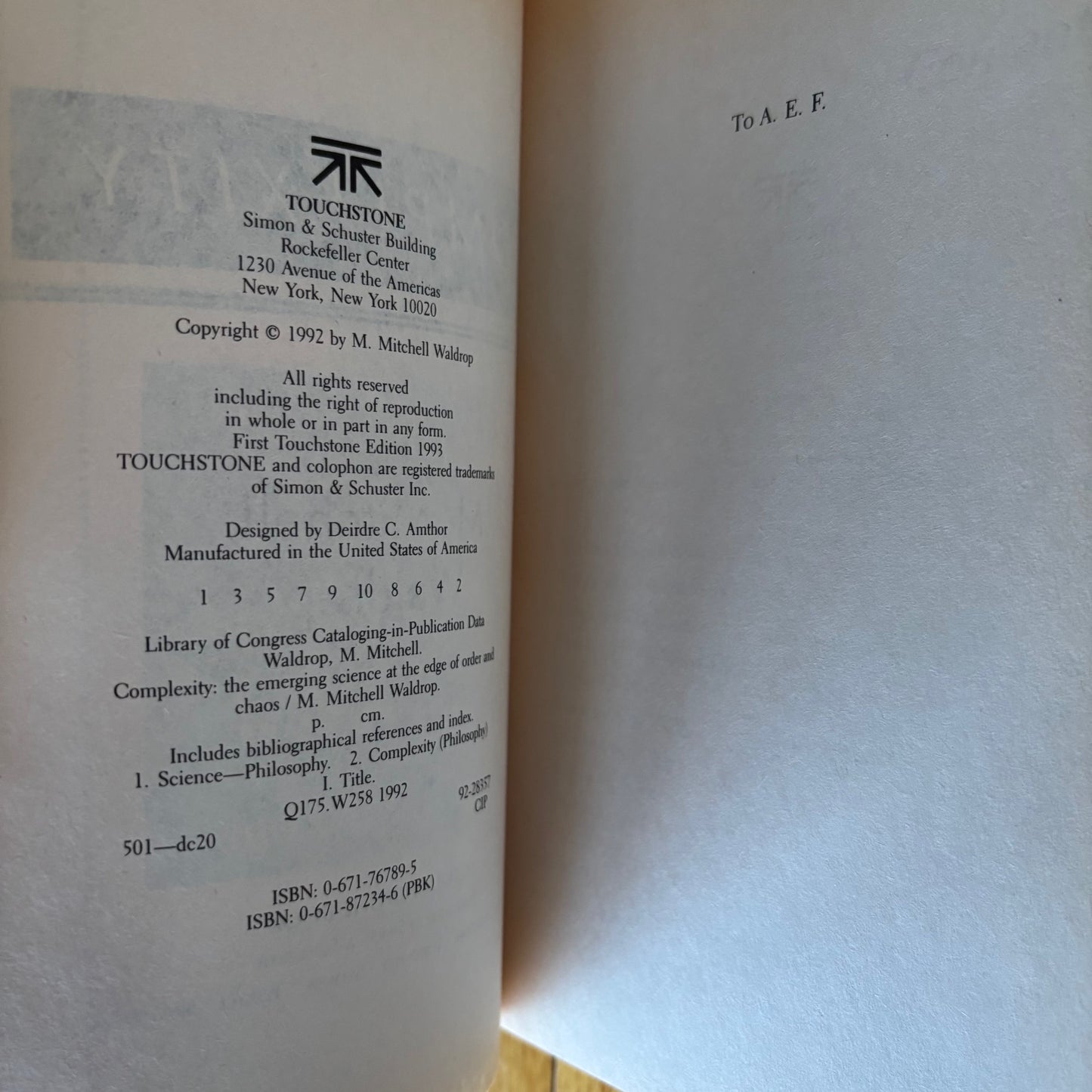 M. Mitchell Waldrop - Complexity
