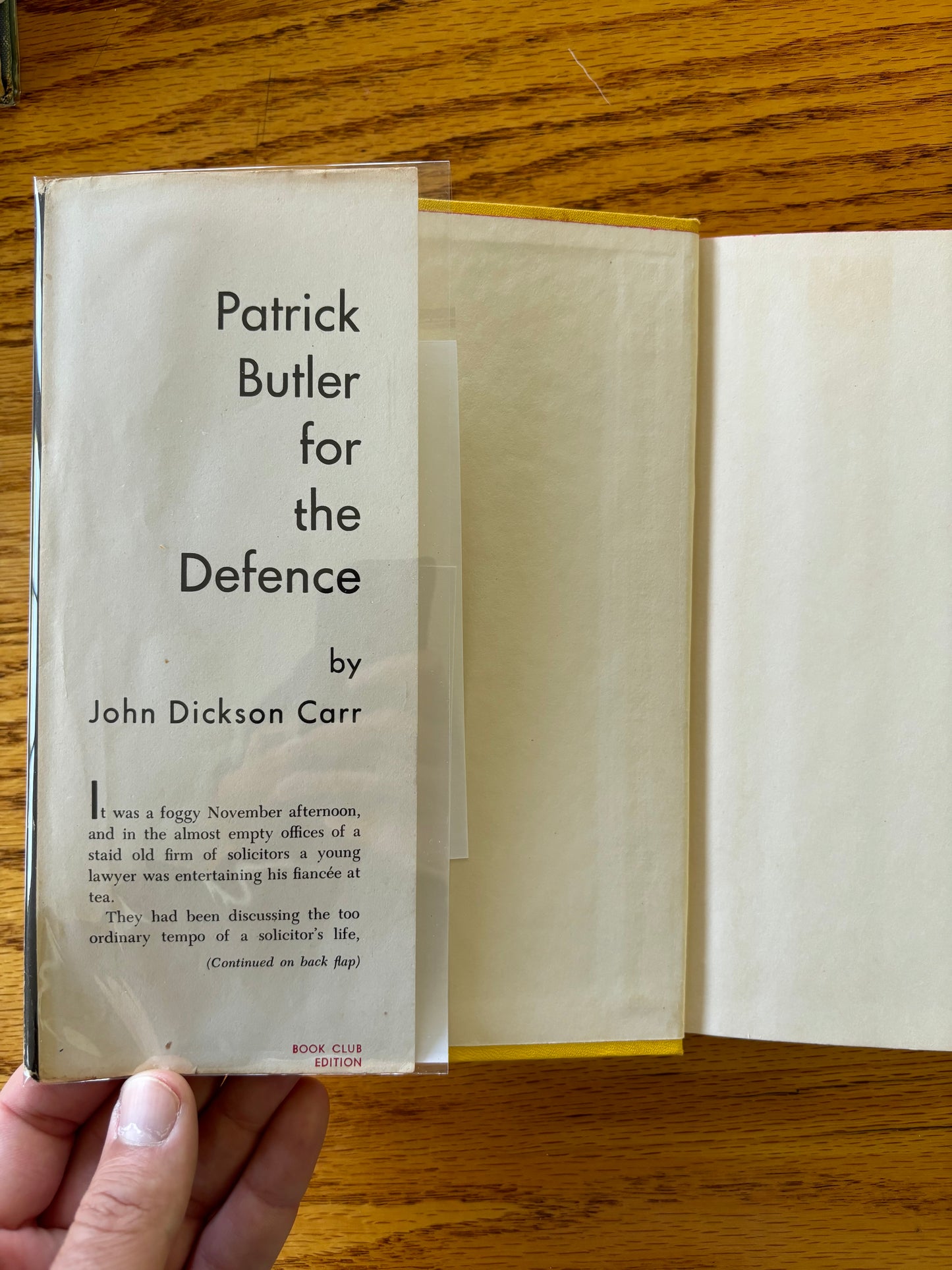 John Dickson Carr - Patrick Butler for the Defence