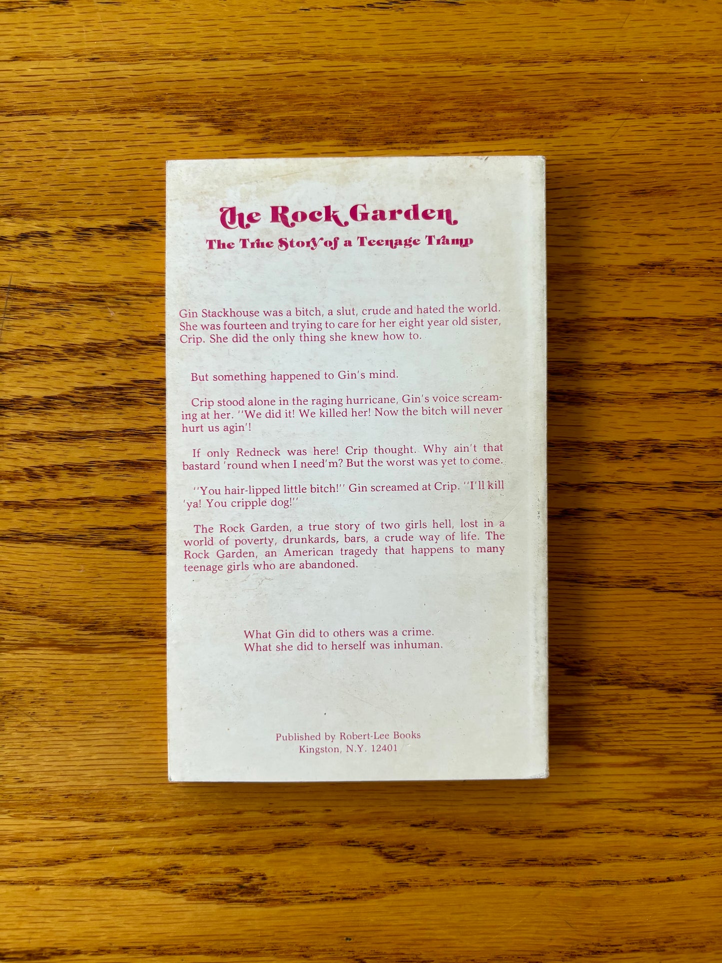 Jean Cleary - The Rock Garden: The True Story of a Teenage Tramp