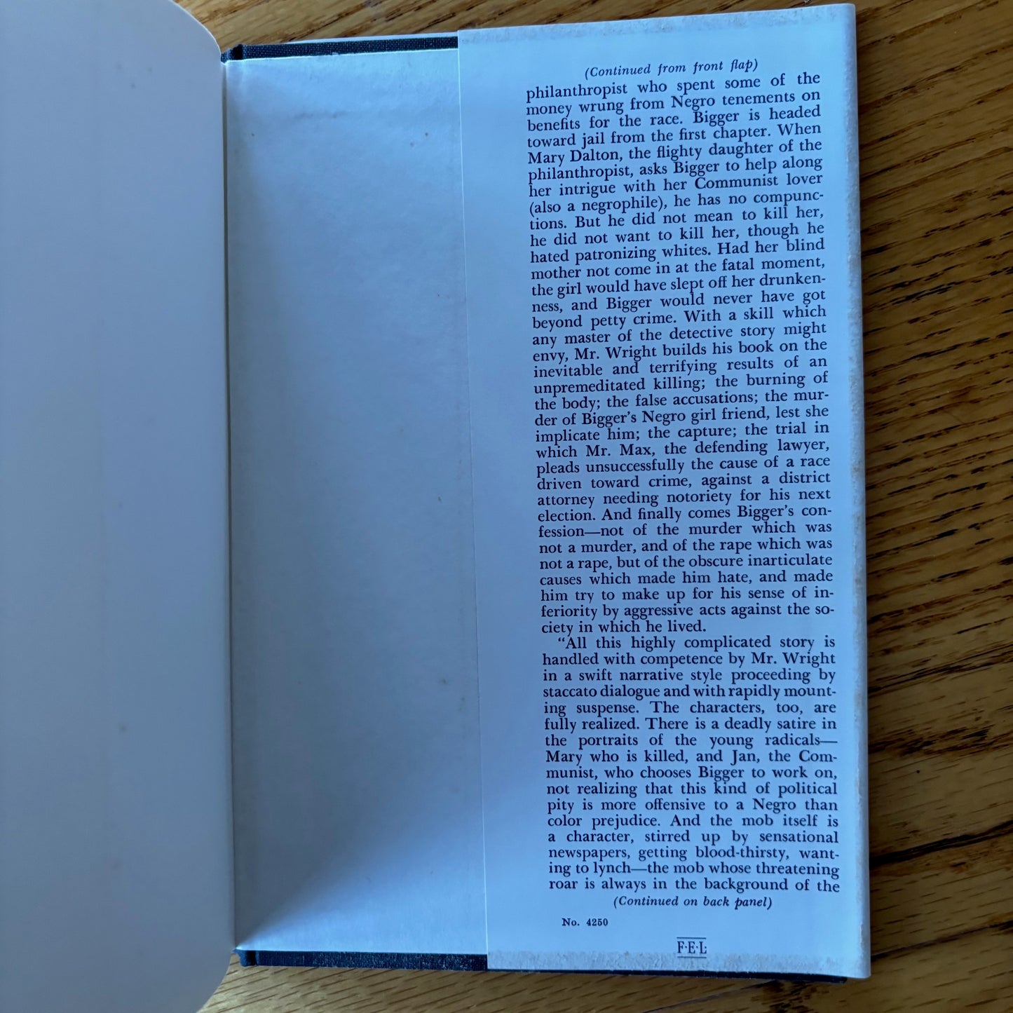 Richard Wright - Native Son - First Edition Library