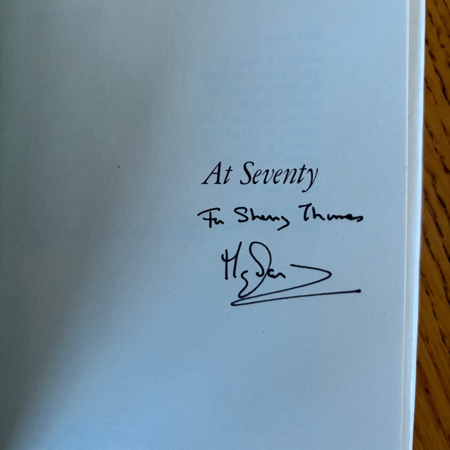 May Sarton - At Seventy: A Journal - Signed First Edition