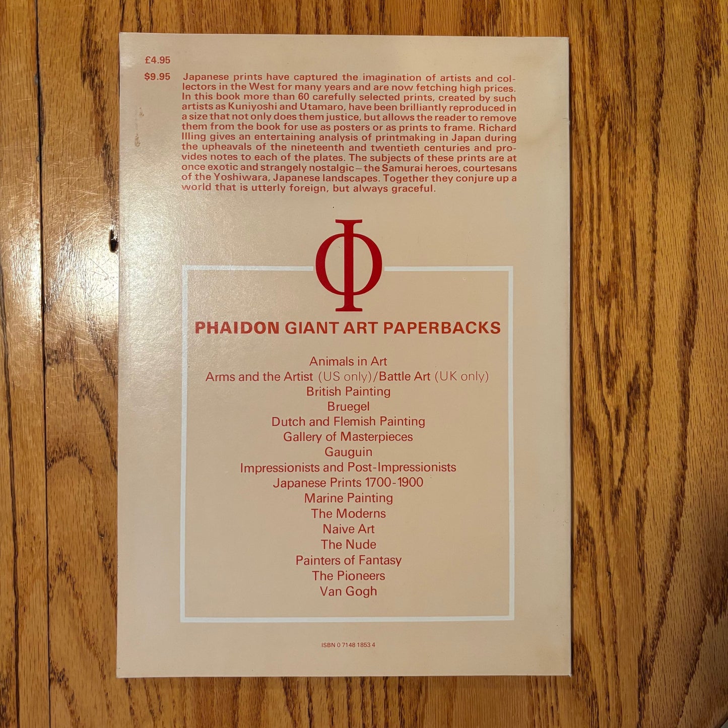 Richard Illing - Later Japanese Prints - Phaidon Giant Paperback