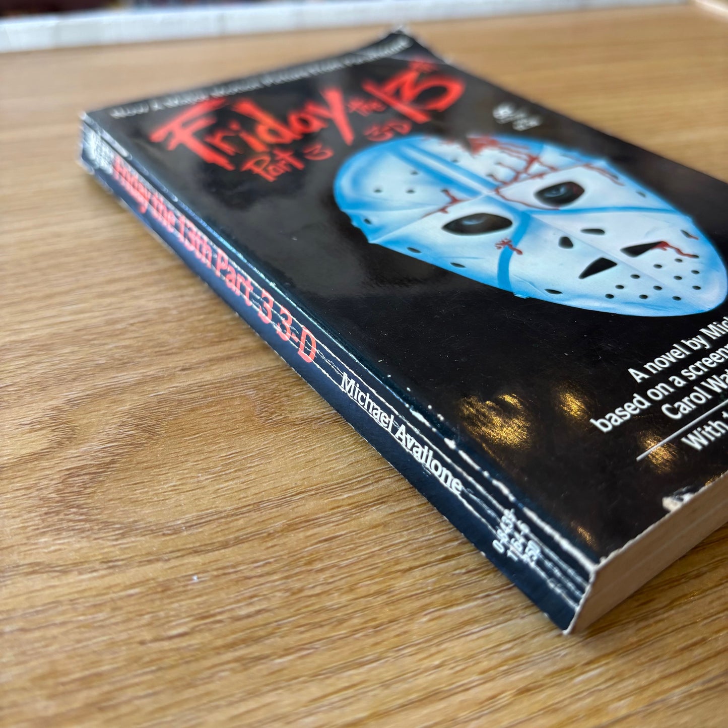 Michael Avallone - Friday the 13th Part 3 3-D - Signed First Edition