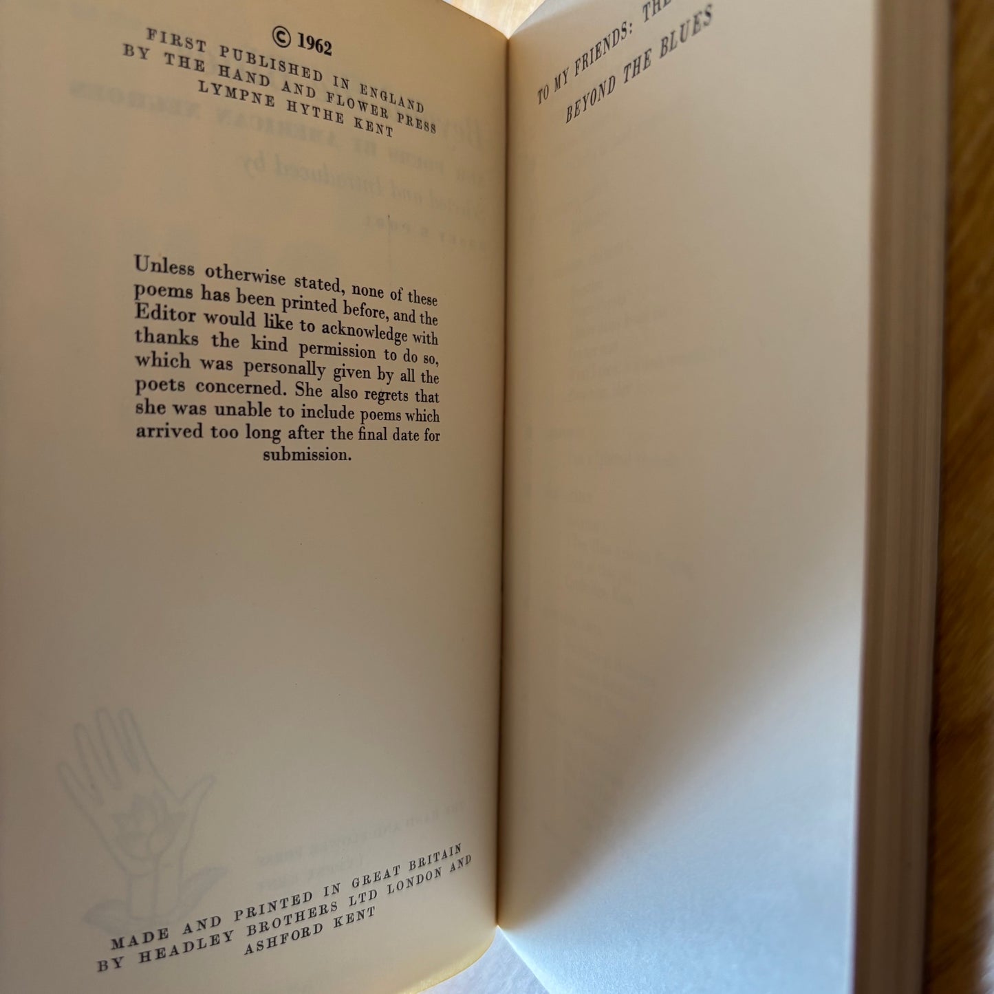 Rosey E. Pool, ed. - Beyond the Blues: New Poems by American Poets