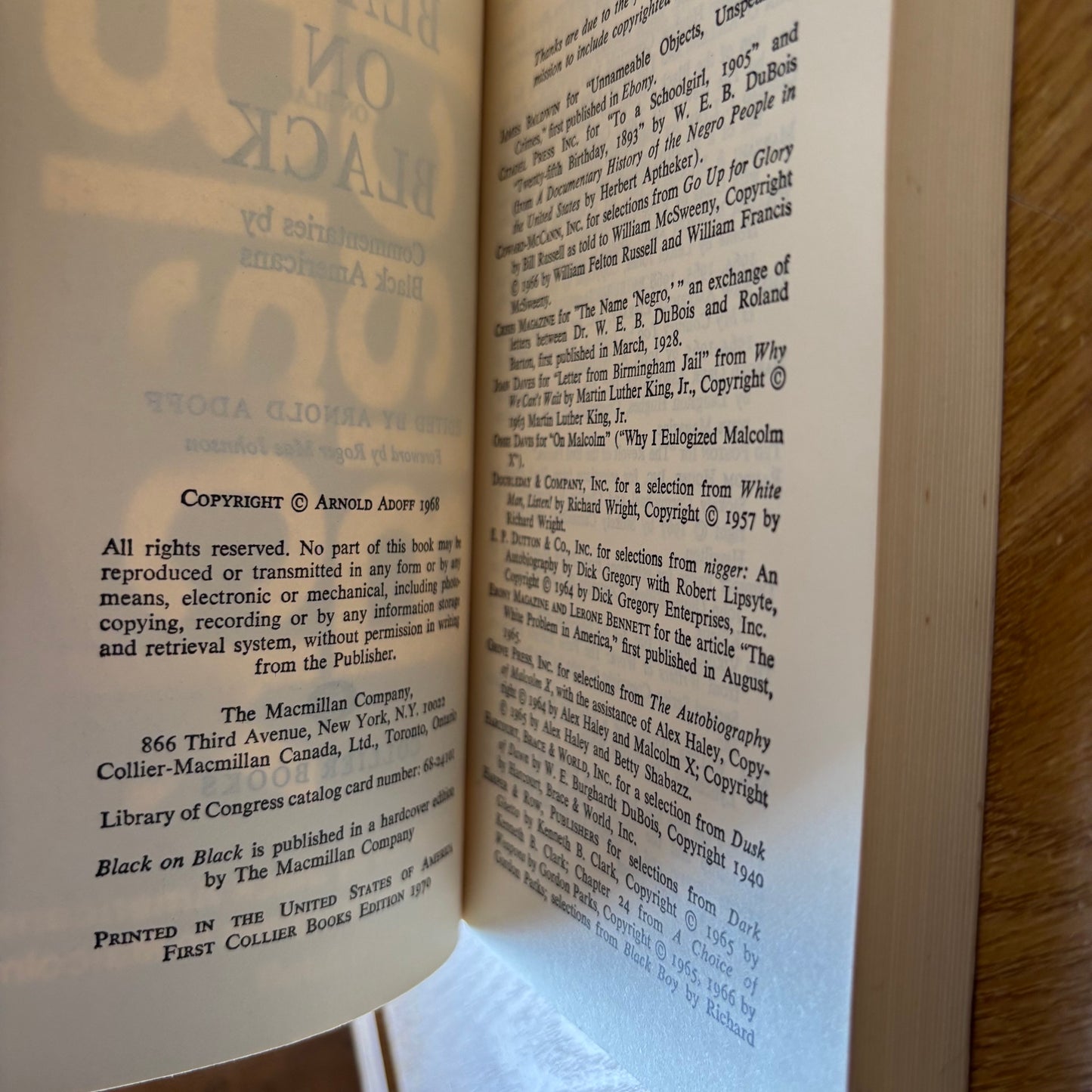 Arnold Adoff, ed. - Black on Black: Commentaries by Black Americans from Frederick Douglass to Malcolm X