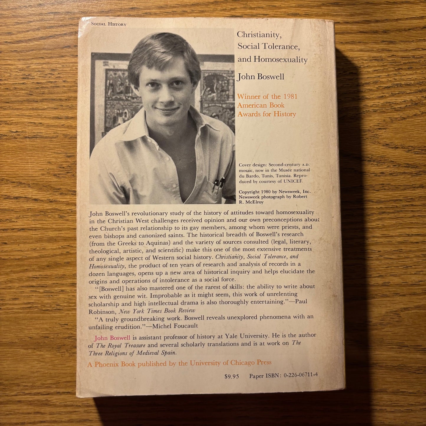 John Boswell - Christianity, Social Tolerance, and Homosexuality