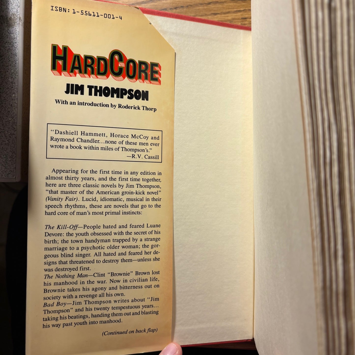 Jim Thompson - Hardcore: 3 Novels - First Edition