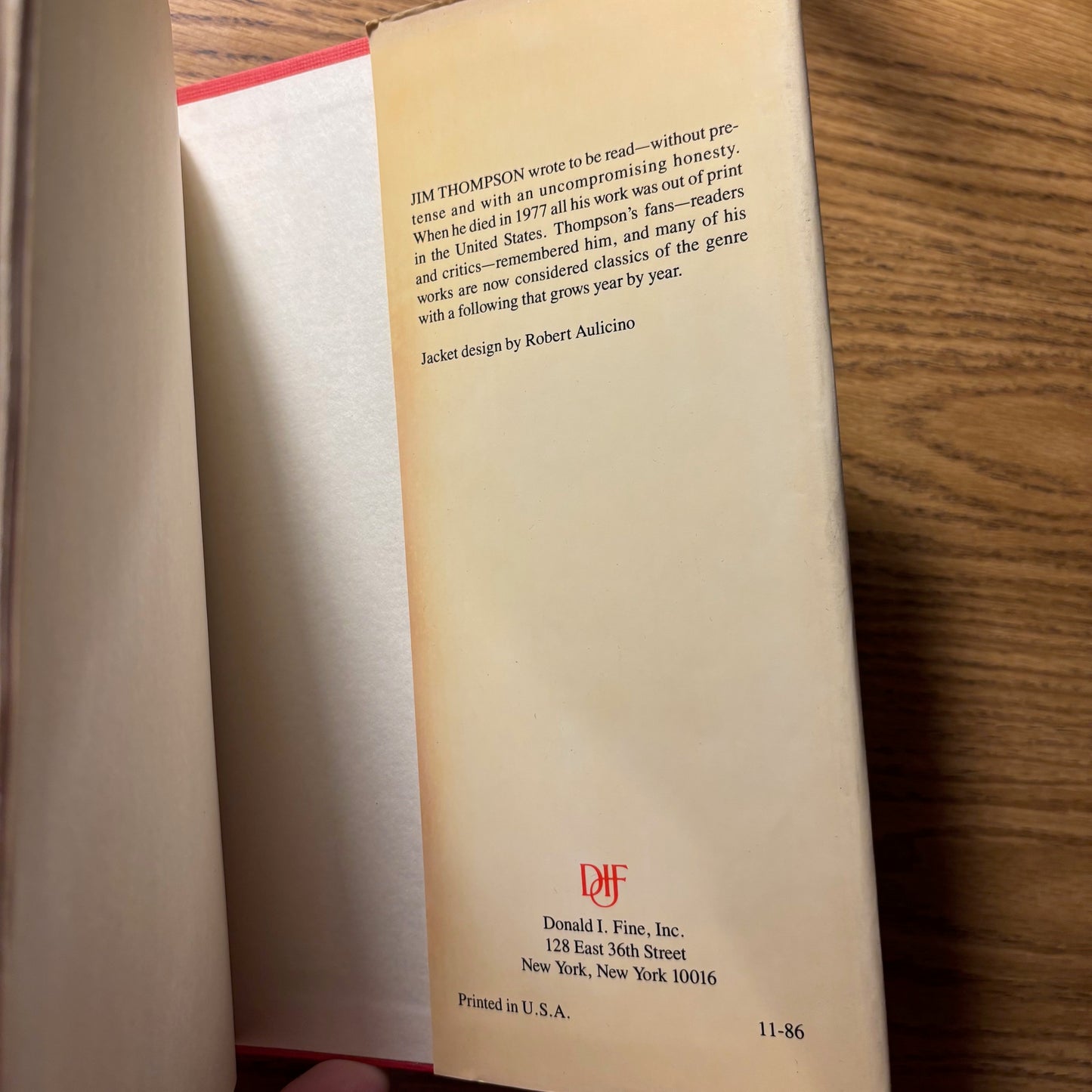 Jim Thompson - Hardcore: 3 Novels - First Edition