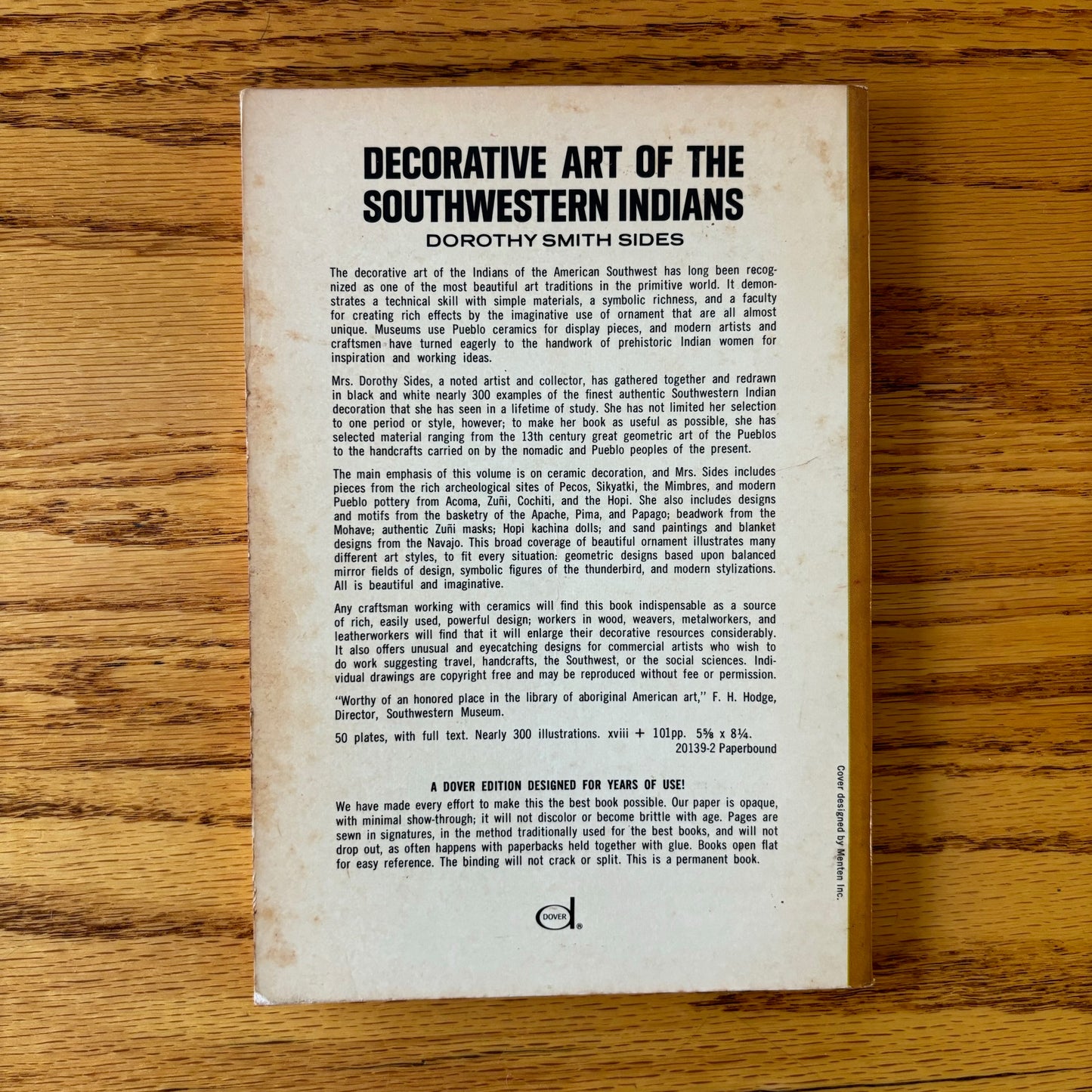Dorothy Smith Sides - Decorative Art of the Southwest Indians