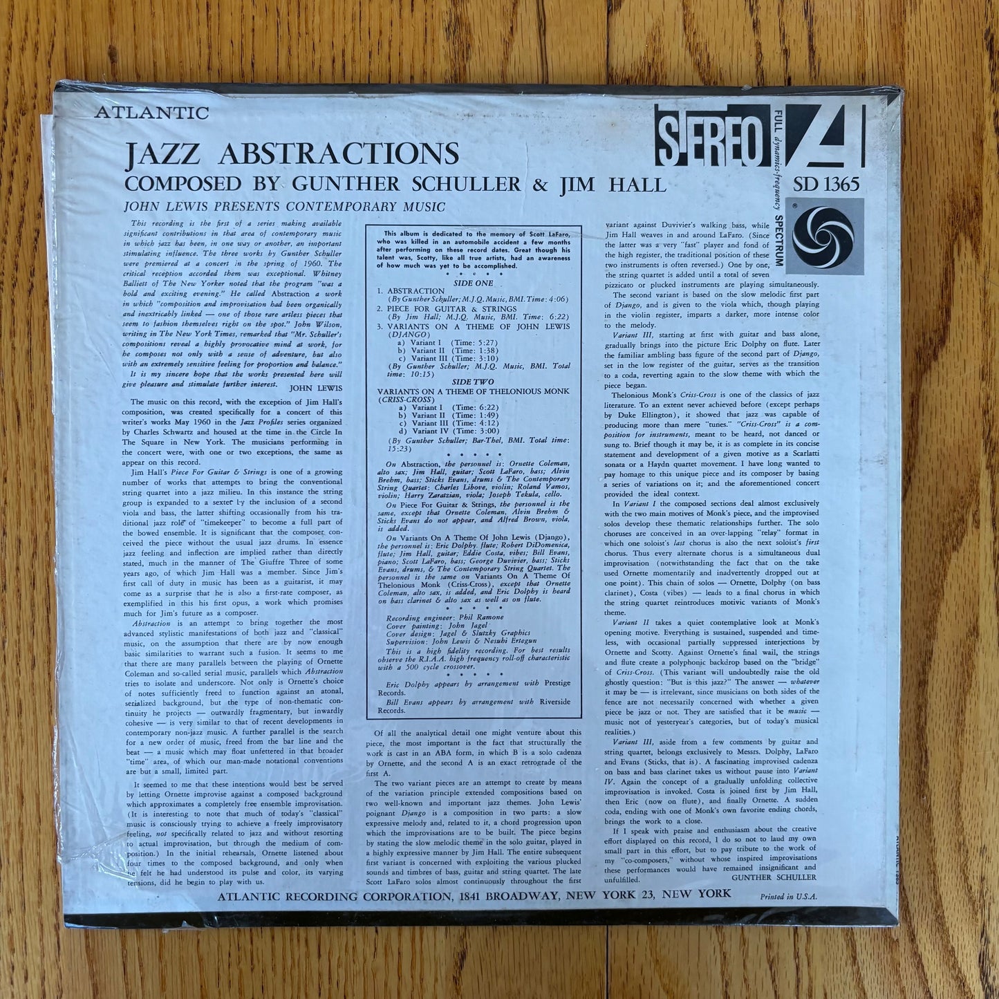 John Lewis - Jazz Abstractions