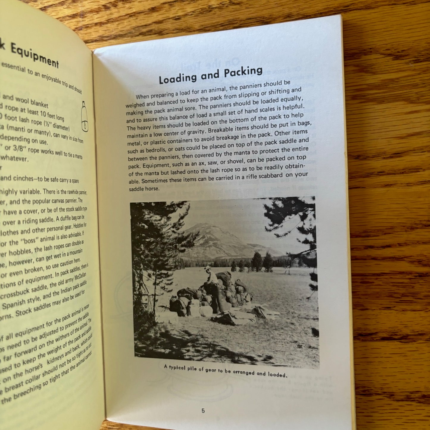 Oliver C. Hill - Packing and Outfitting Field Manual