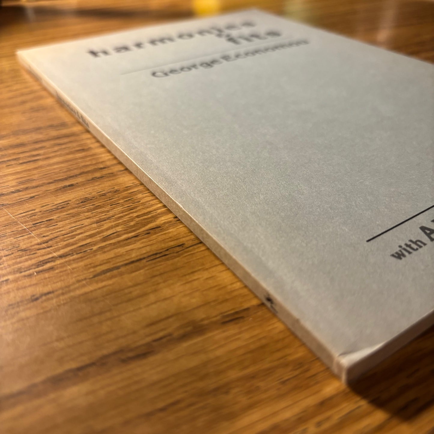 George Economou - Harmonies & Fits - Signed First Edition