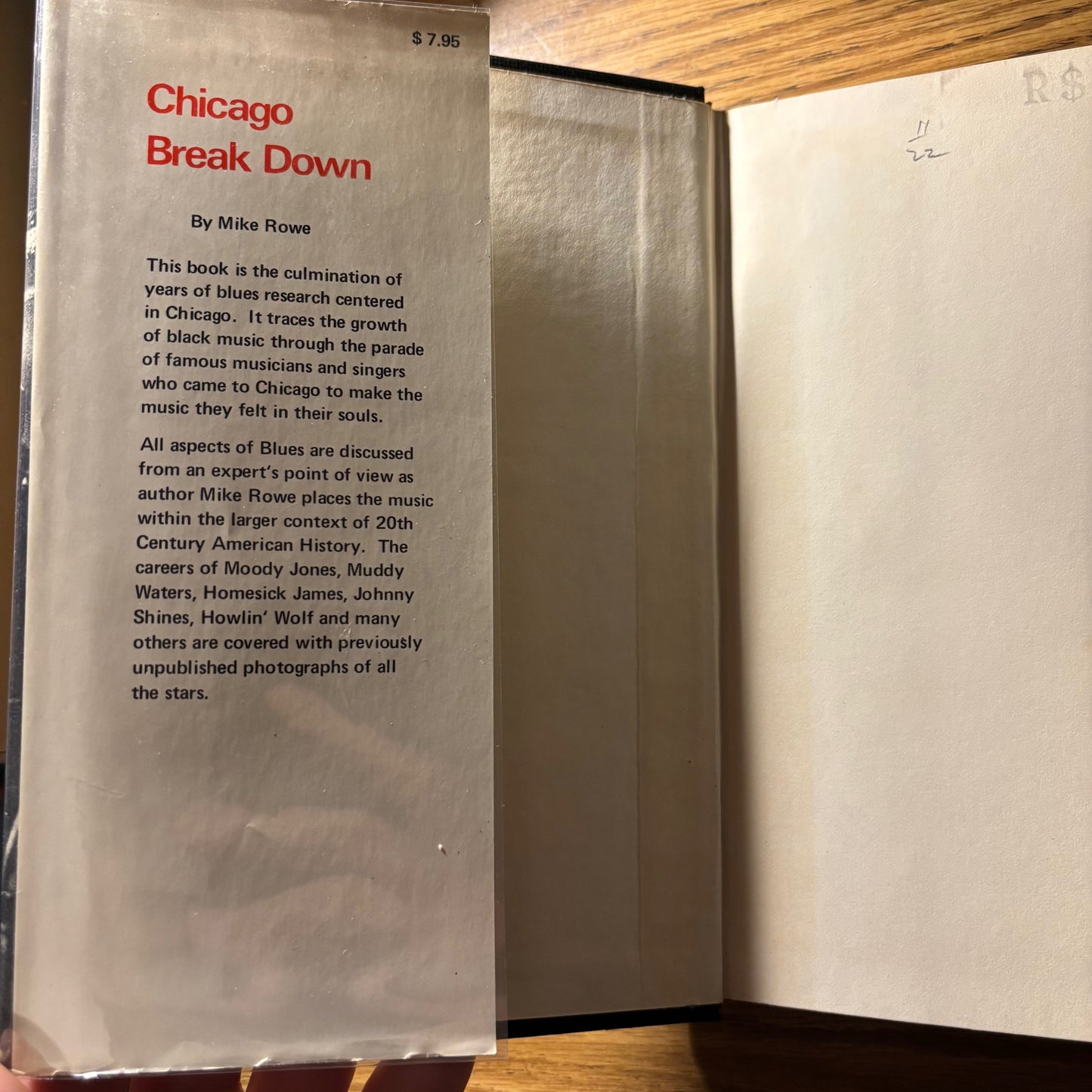 Mike Rowe - Chicago Breakdown - First Edition