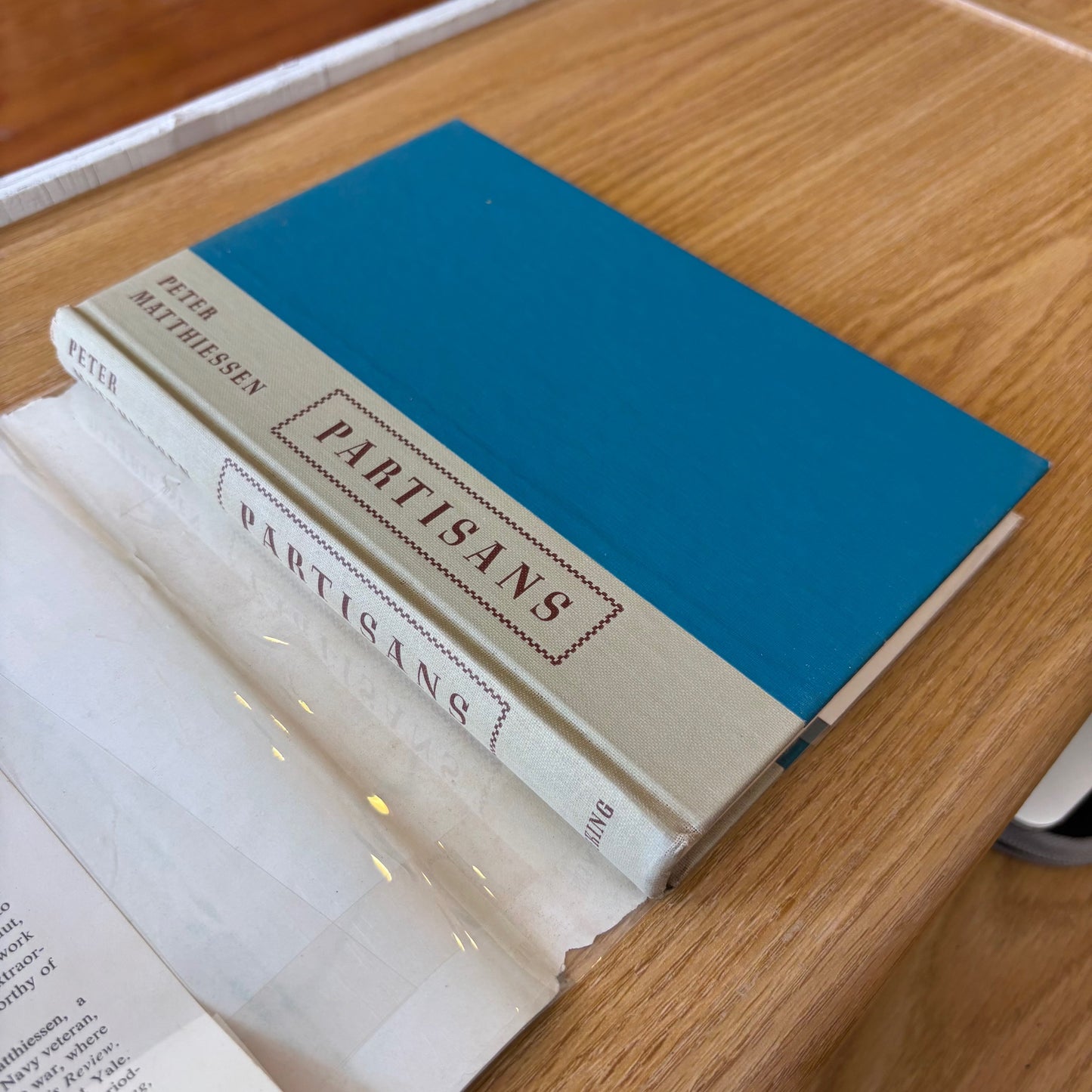Peter Matthiessen - Partisans - Signed First Edition