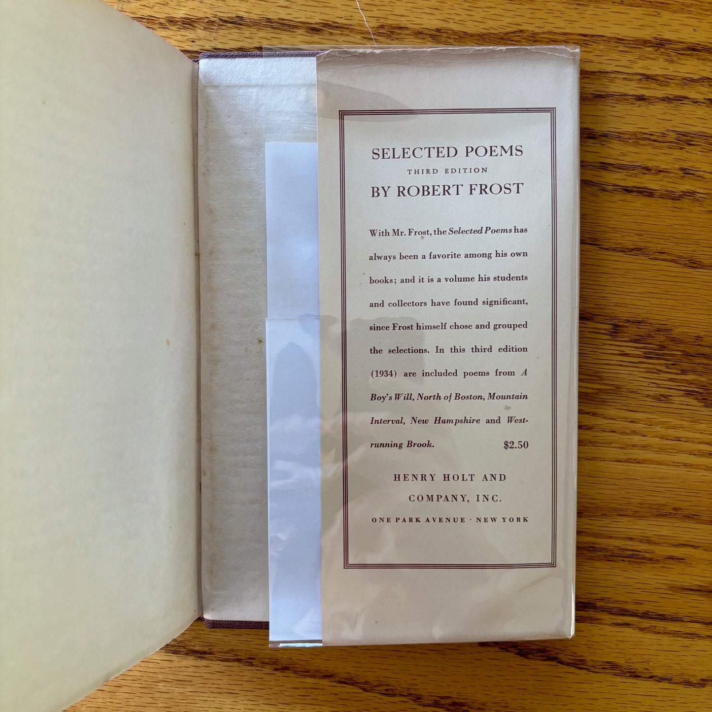 Robert Frost - A Further Range
