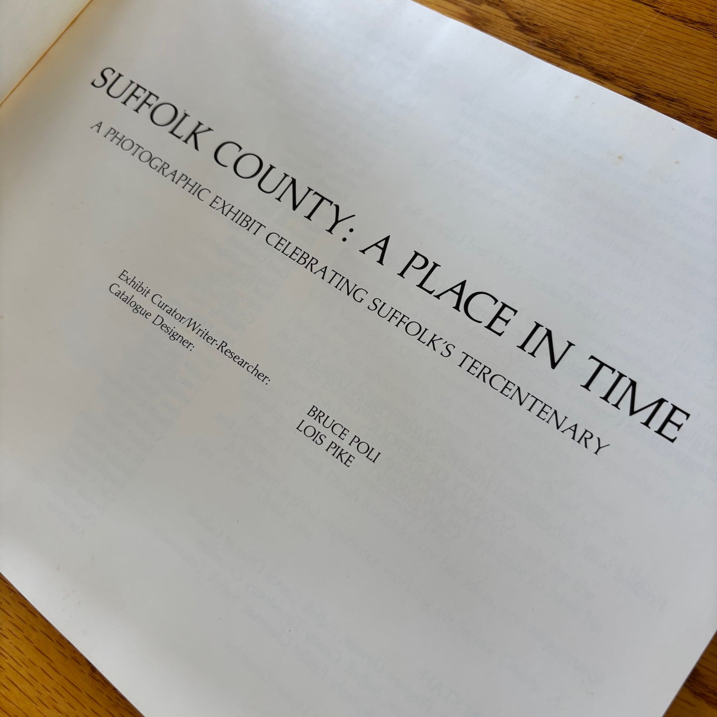 Bruce Poli - Suffolk County: A Place in Time