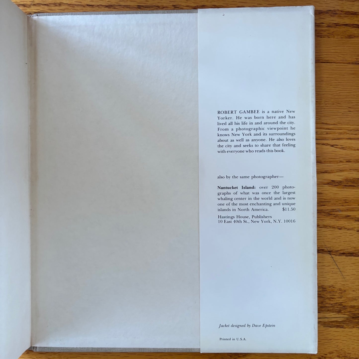 Robert Gambee - Manhattan Seascape: Waterside Views Around New York - Signed First Edition
