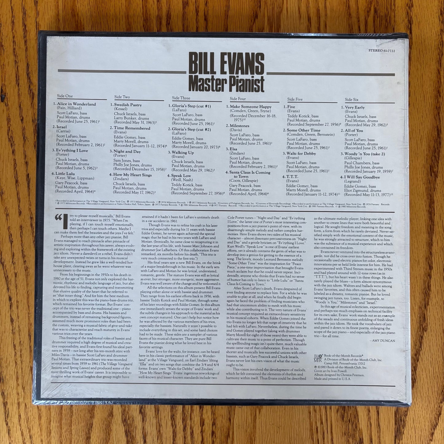 Bill Evans - Master Pianist
