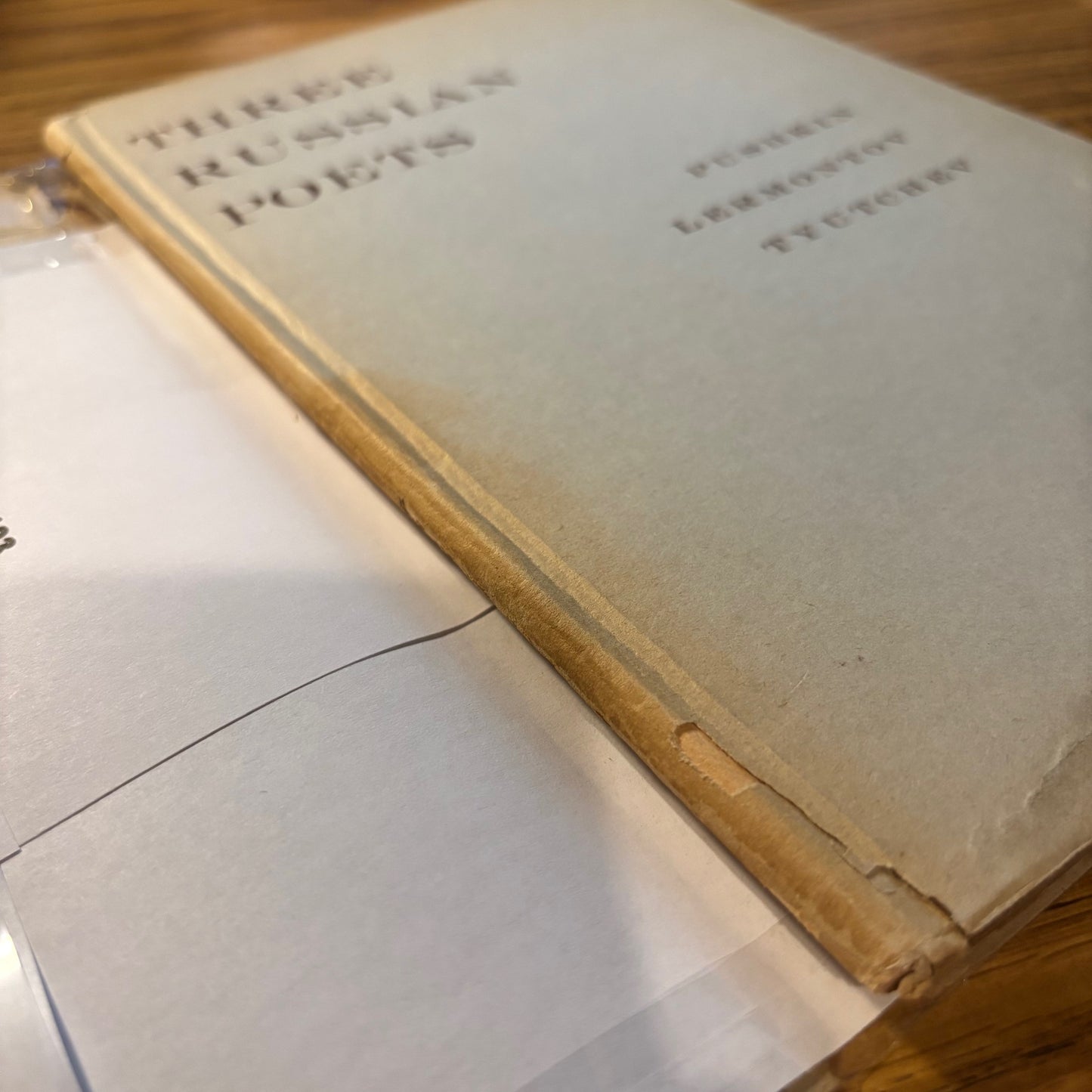(Vladimir Nabokov) Three Russian Poets: Selections from Pushkin, Lermontov, and Tyutchev - First Edition