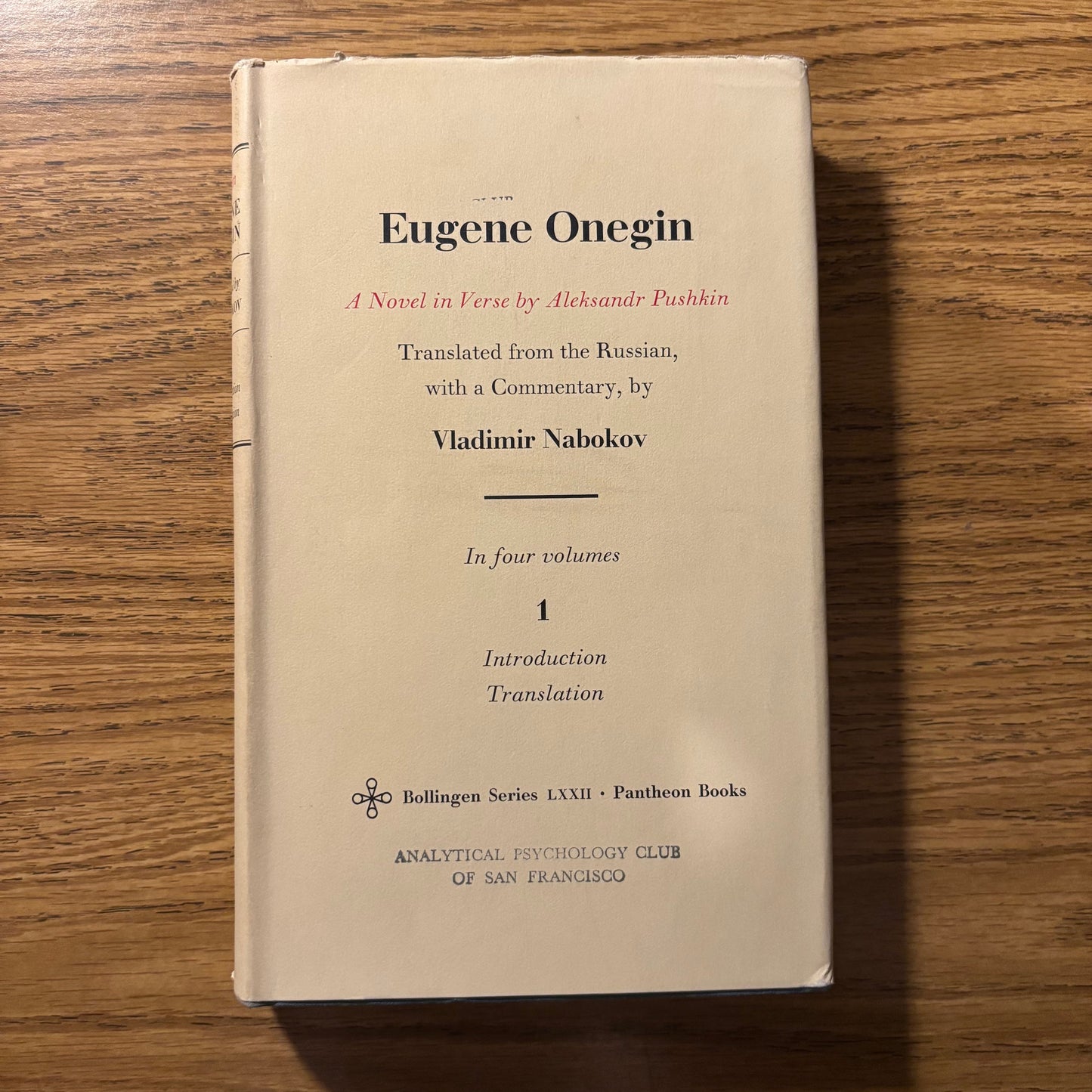 (Vladimir Nabokov) Alexandr Pushkin - Eugene Onegin - Bollingen Edition - 4 Vols.