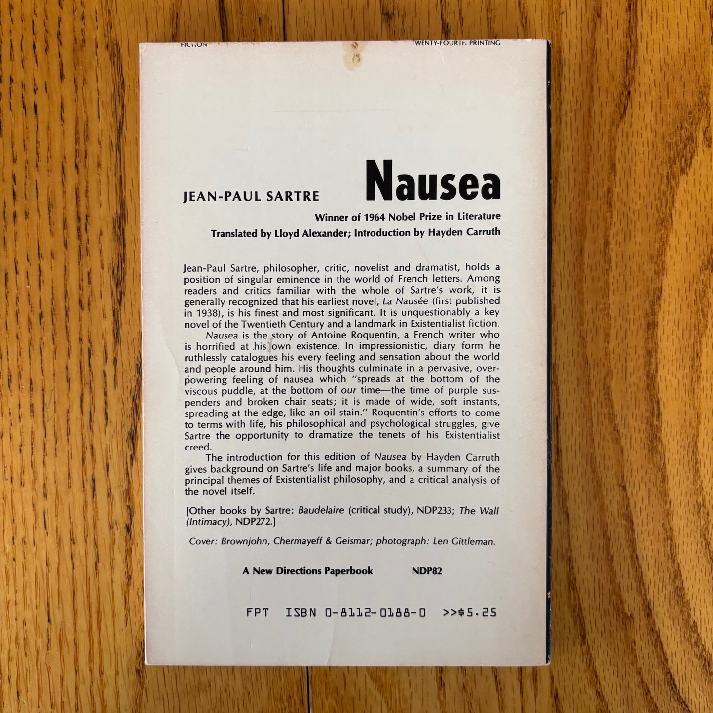 Jean-Paul Sartre - Nausea