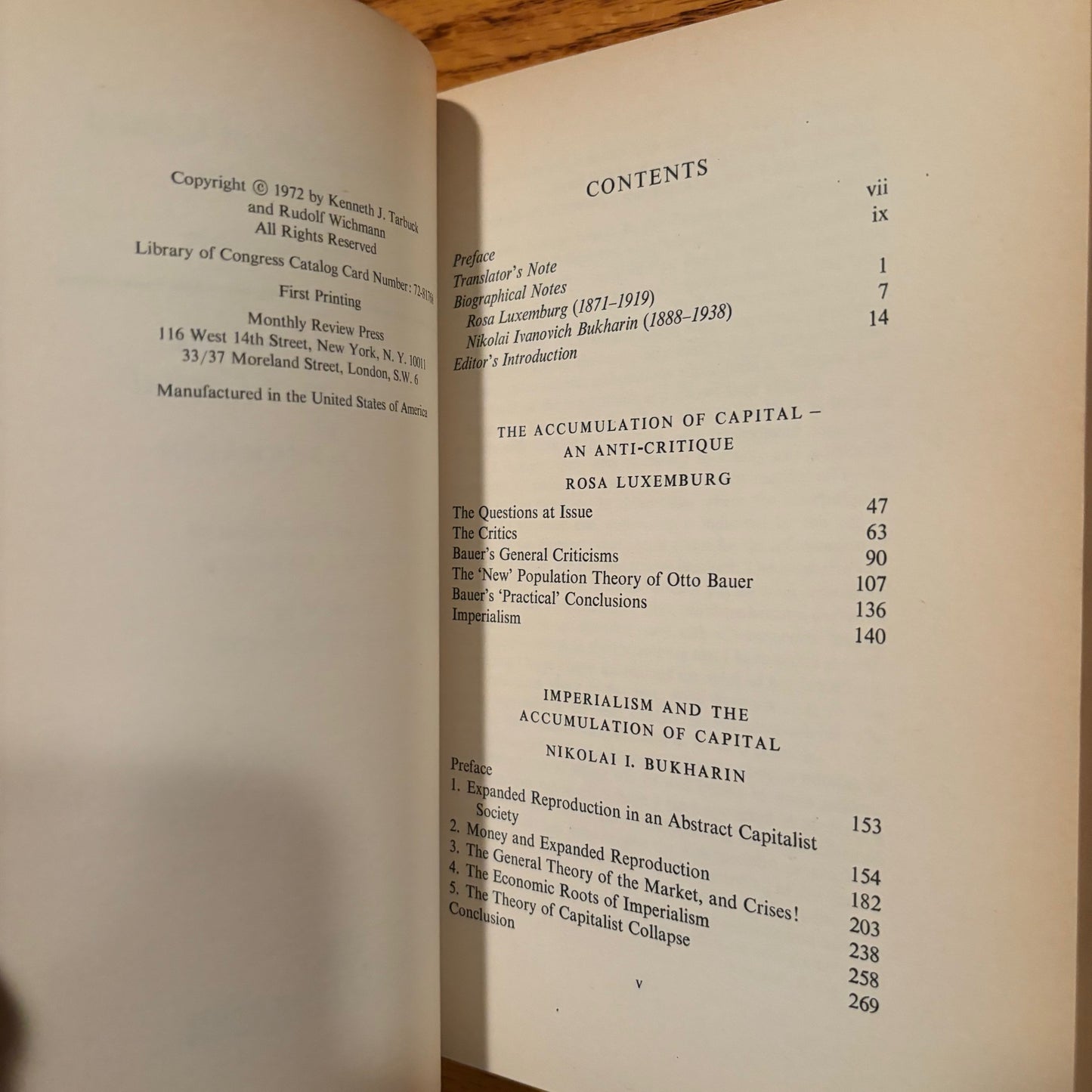 Rosa Luxemburg & Nikolai Bukharin - The Accumulation of Capital: An Anti-Critique & Imperialism and the Accumulation of Capital